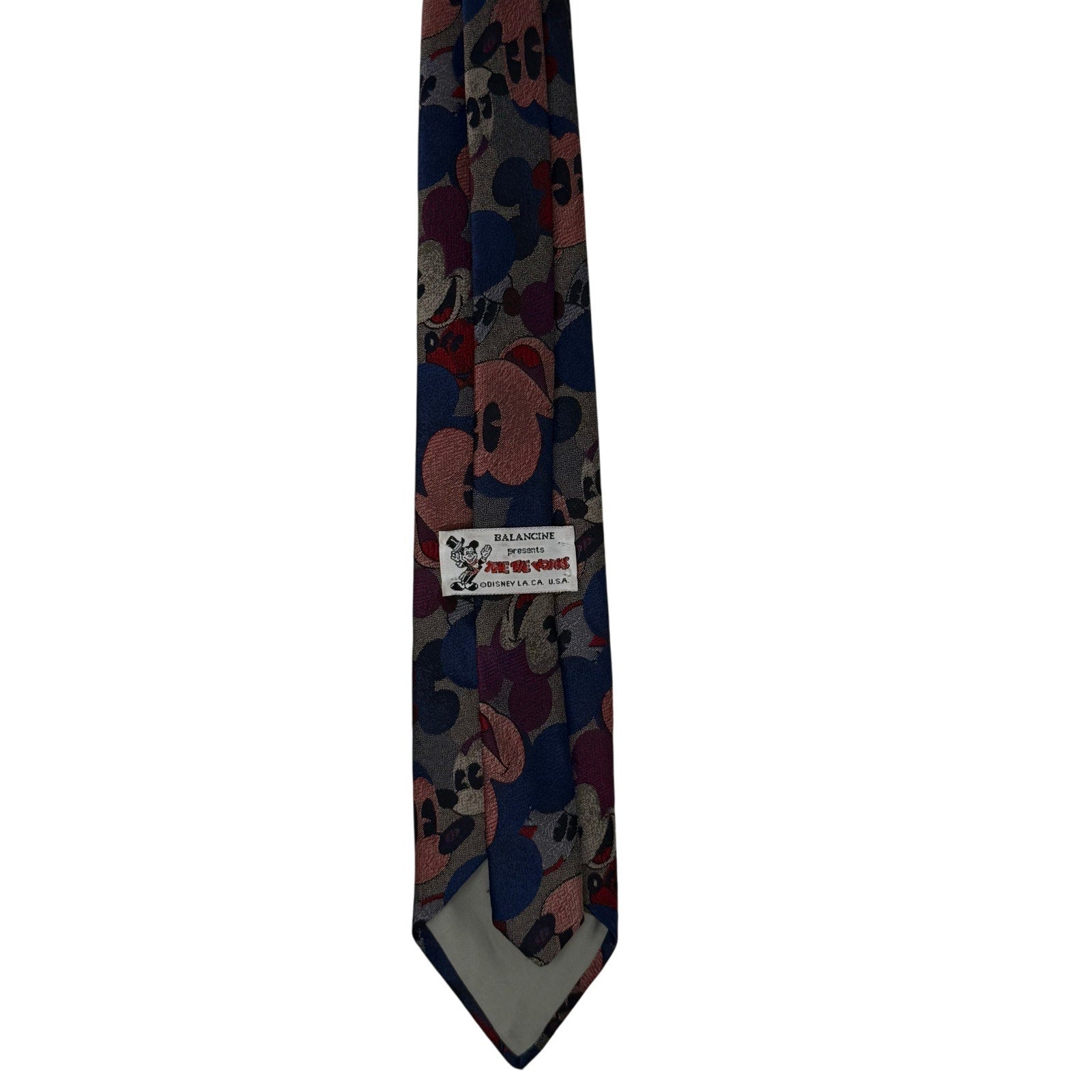 Mens 90s Disney Mickey Mouse Necktie