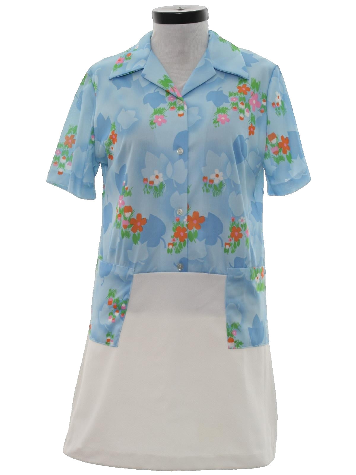 Womens Mod A-Line Mini Dress
