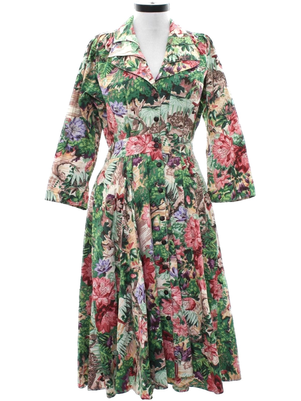 Womens Totally 80s Heavy Cotton Dress
