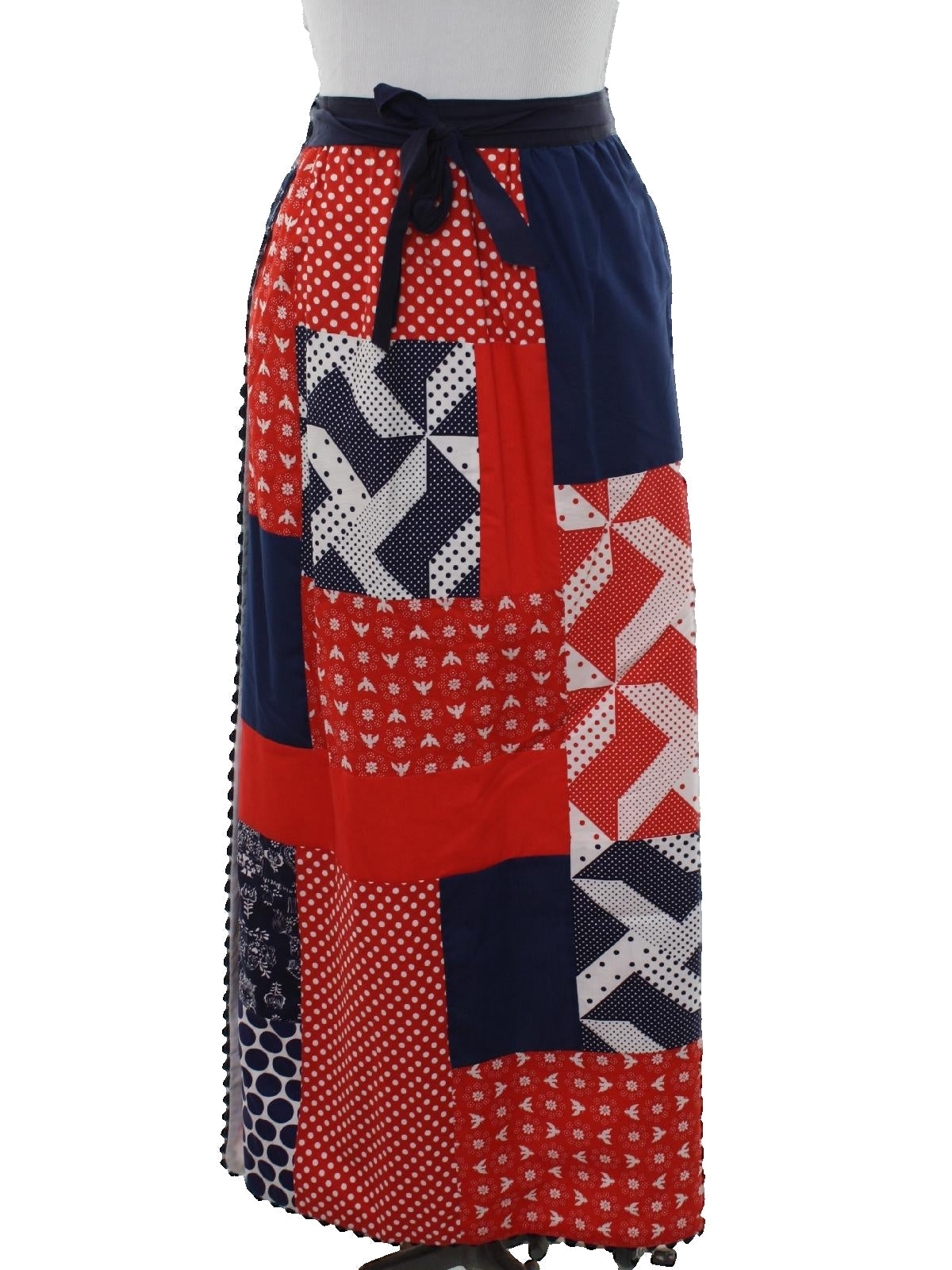 Womens Hippie Wrap Maxi Skirt
