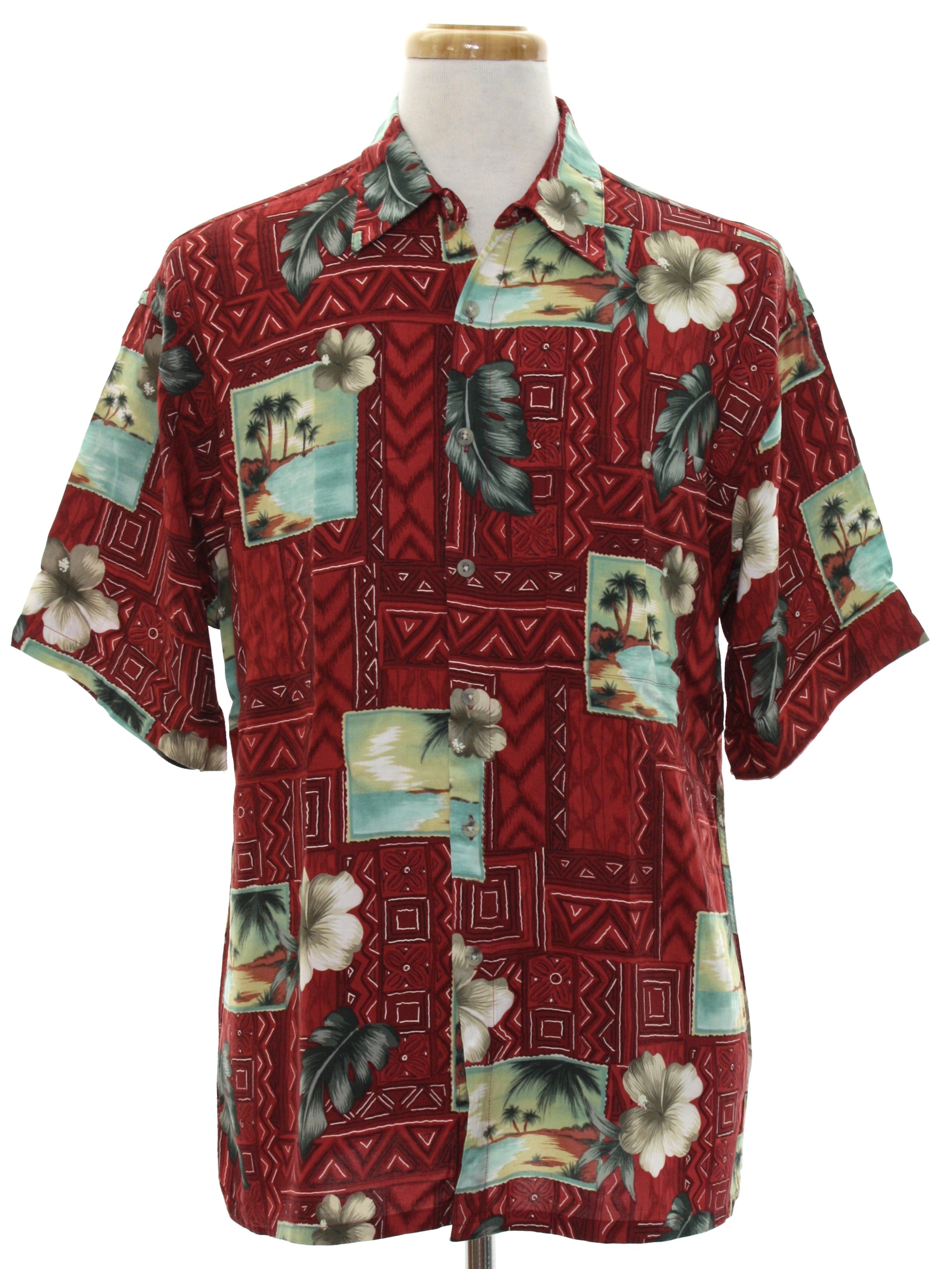 Mens Hawaiian Inspired Shirt