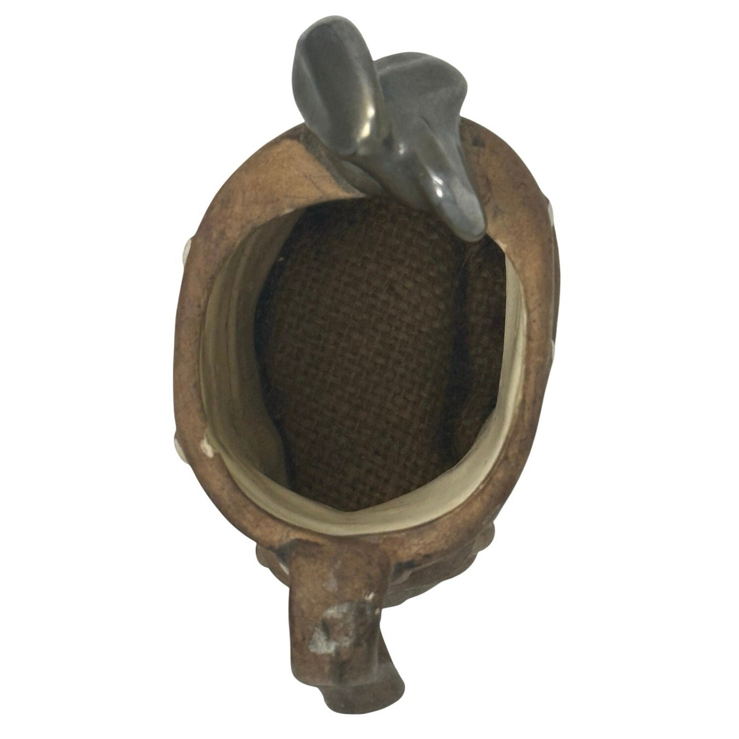 Vintage 60s Napco Japan Golf Bag Pencil Holder Ceramic Desk Organizer