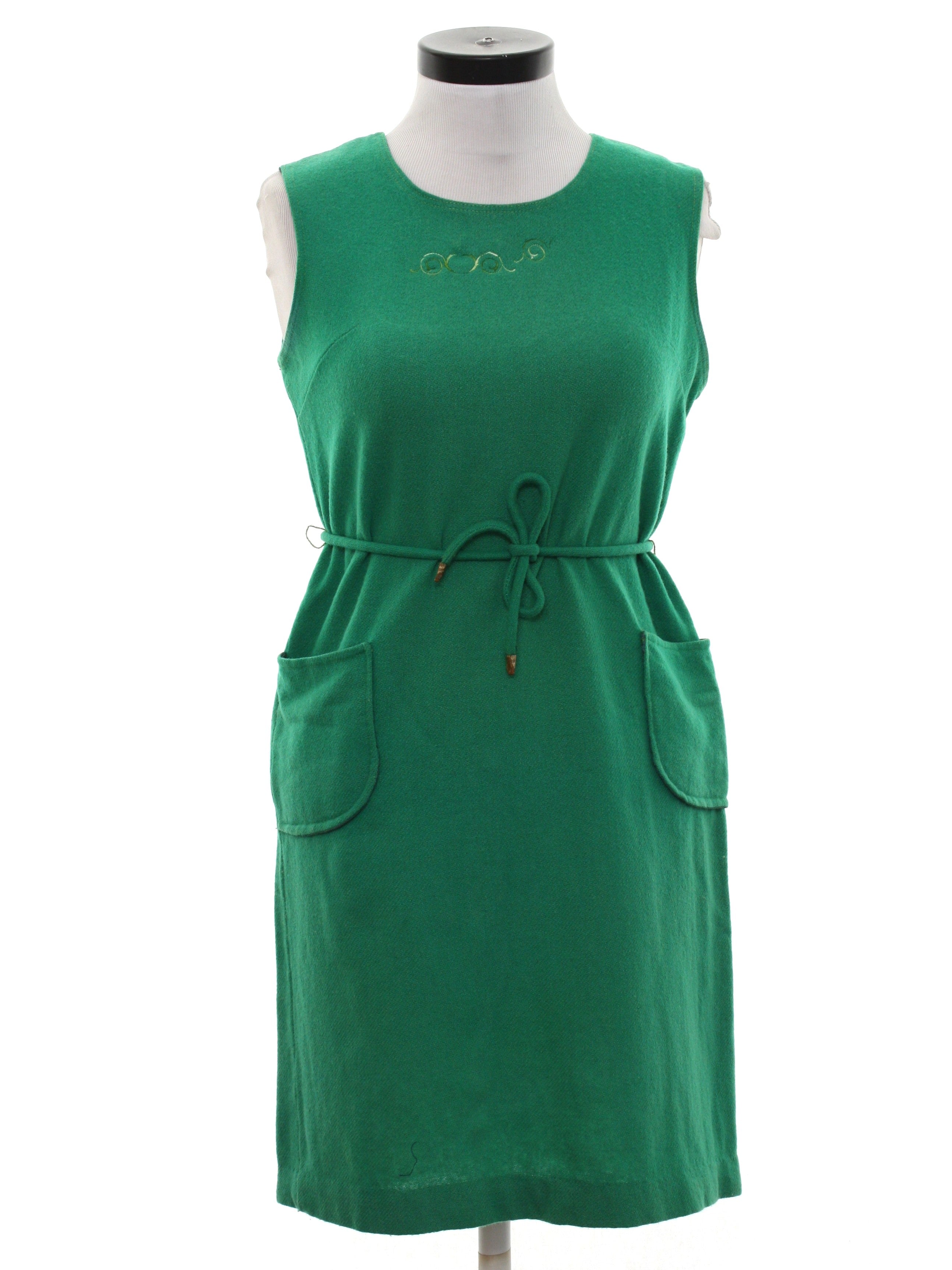 Womens Mod Wool Dress