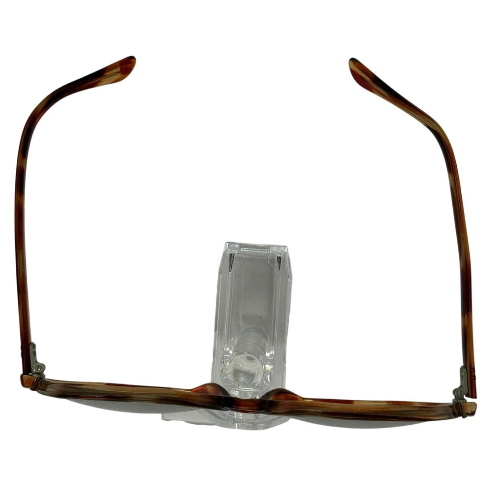 Vintage 70s Women's Frame France Octagon Eyeglass Frames Brown Tortoise France