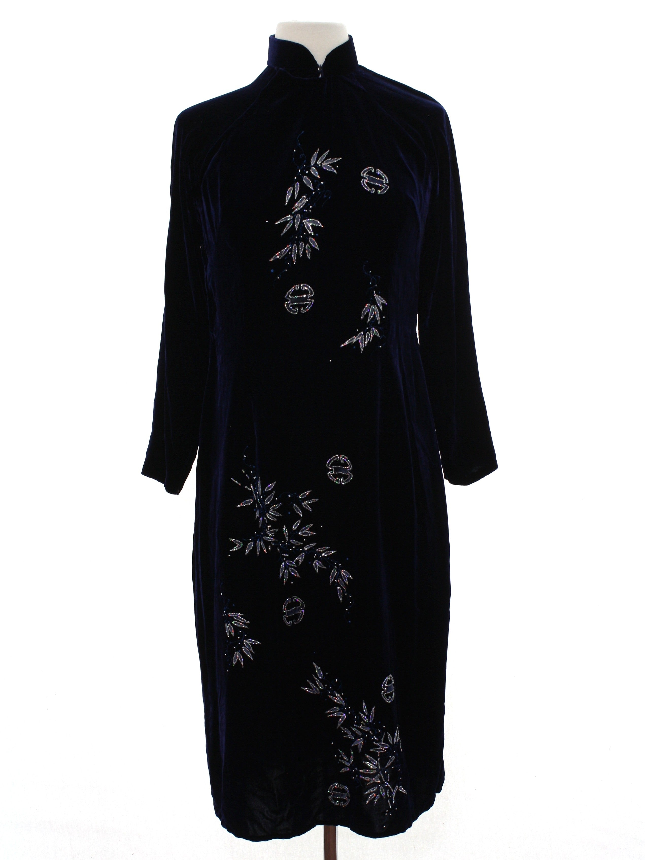 Womens Cheongsam Tunic Dress