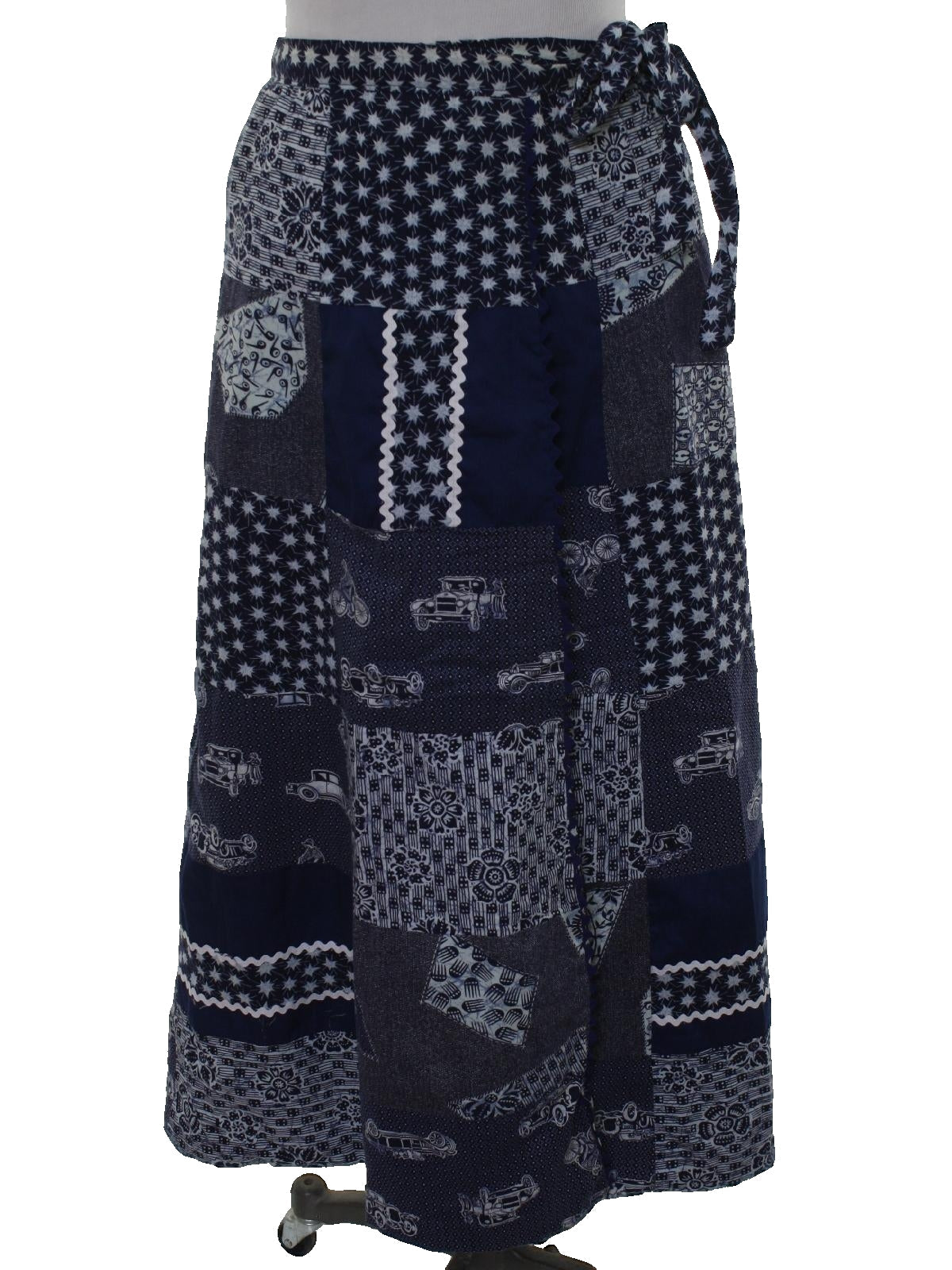 Womens Reversible Wrap Skirt