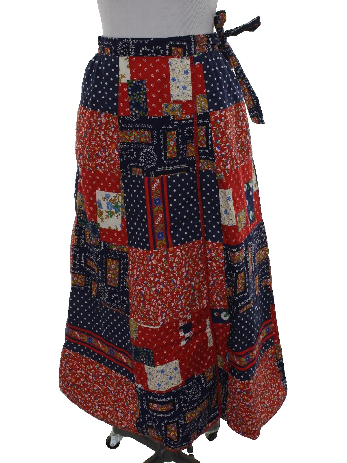 Womens Reversible Wrap Skirt