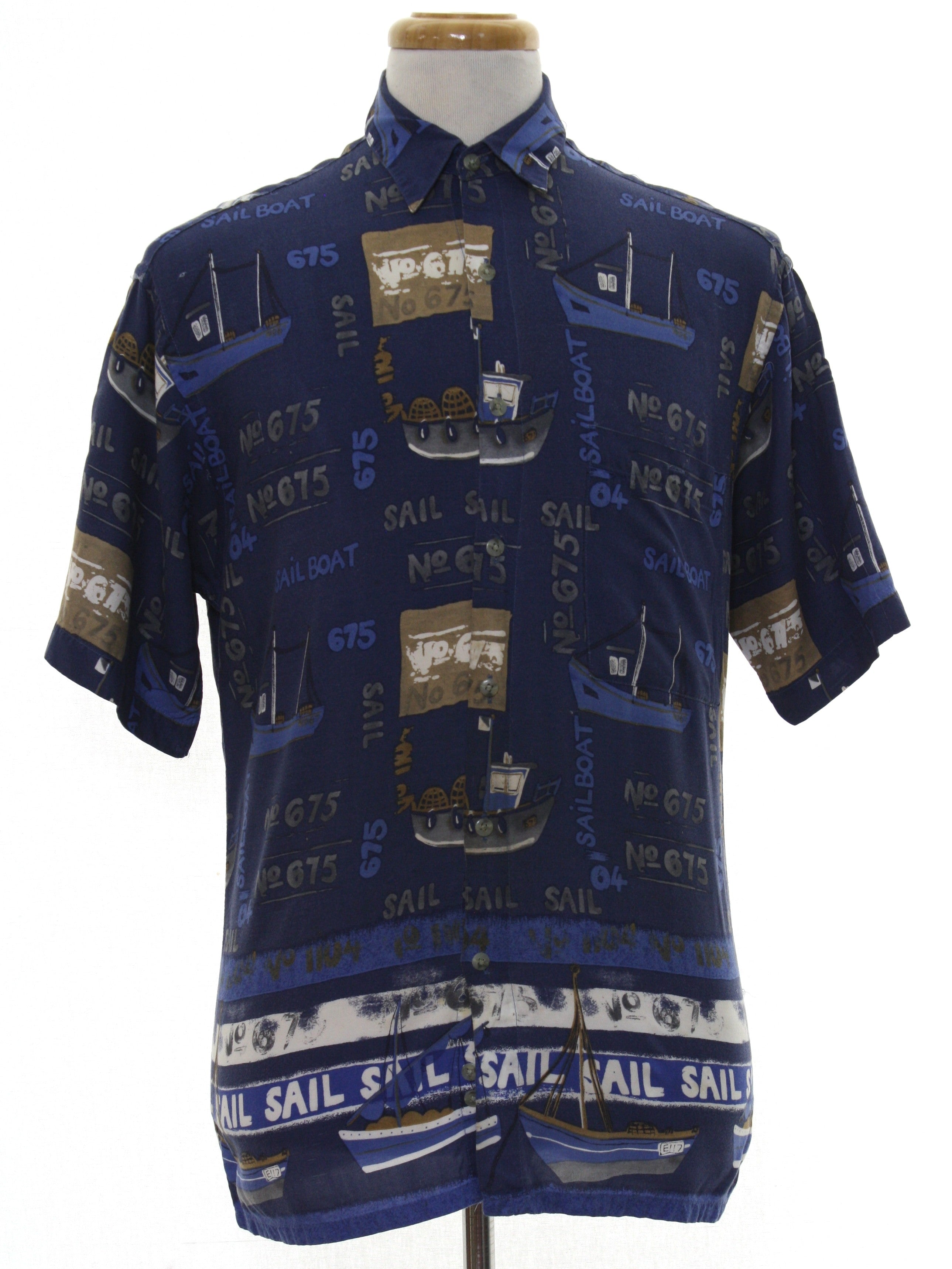 Mens Totally 80s Print Shirt