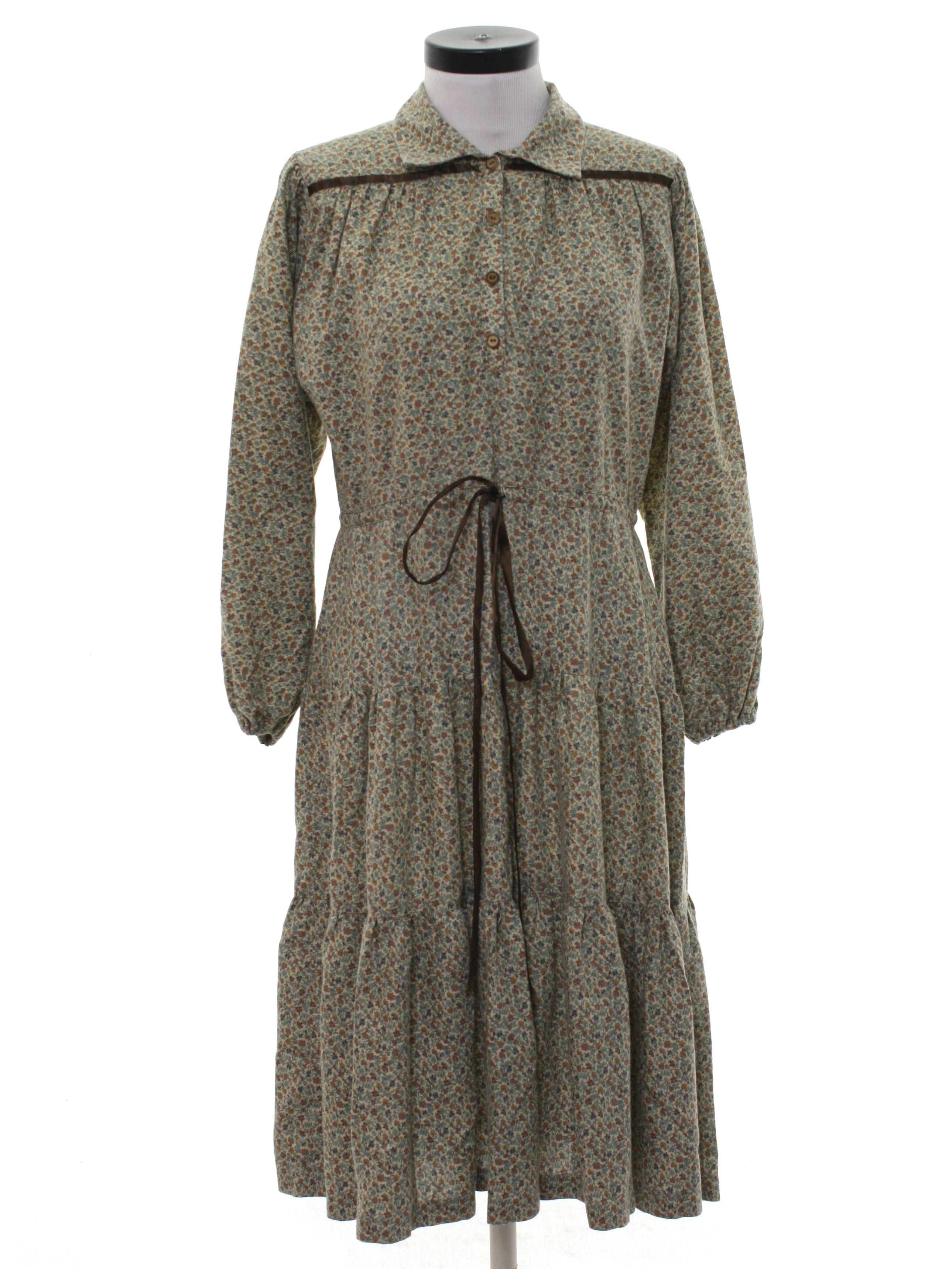 Womens Prairie Hippie Dress