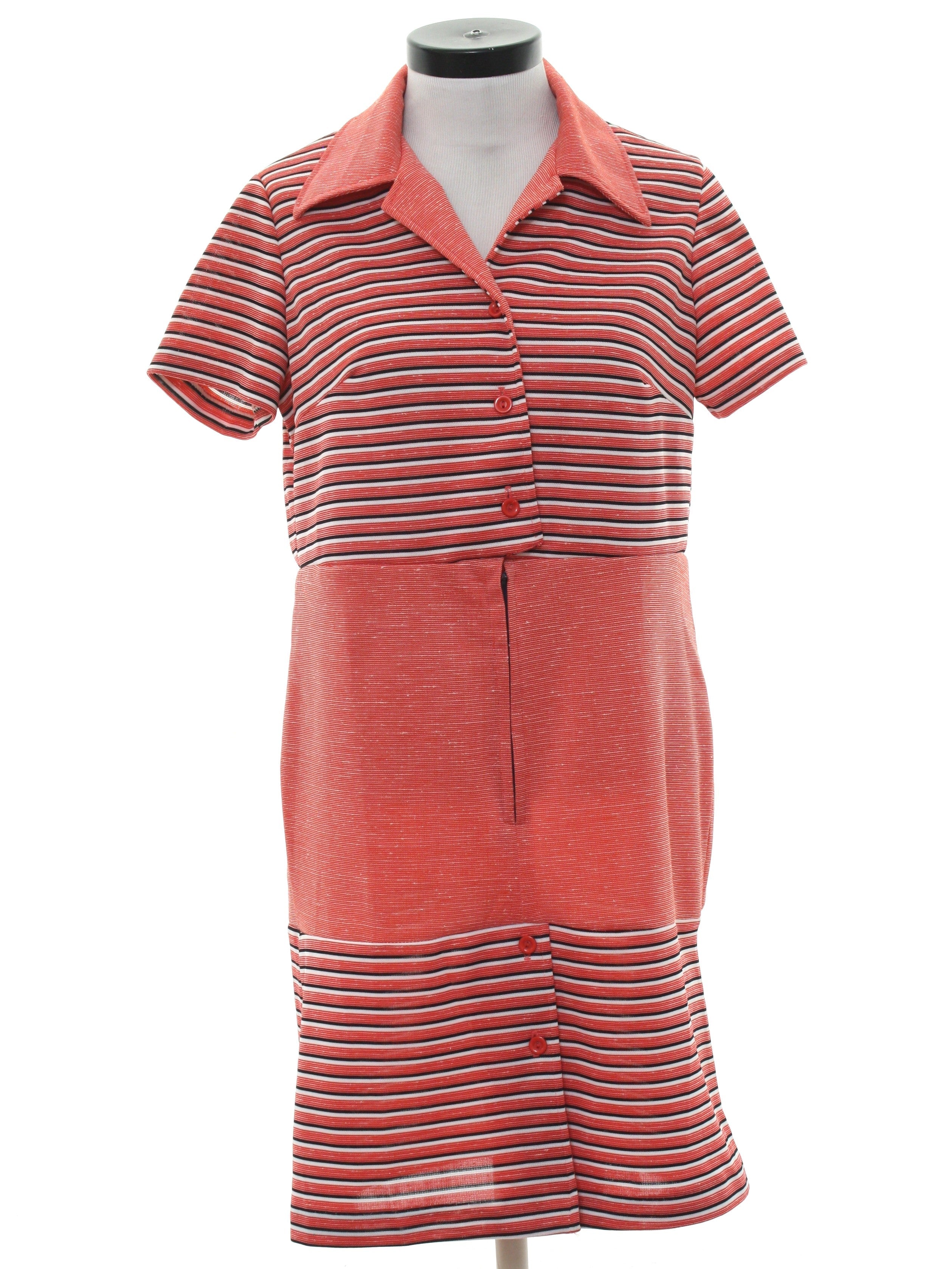 Womens Mod Knit Shift Dress