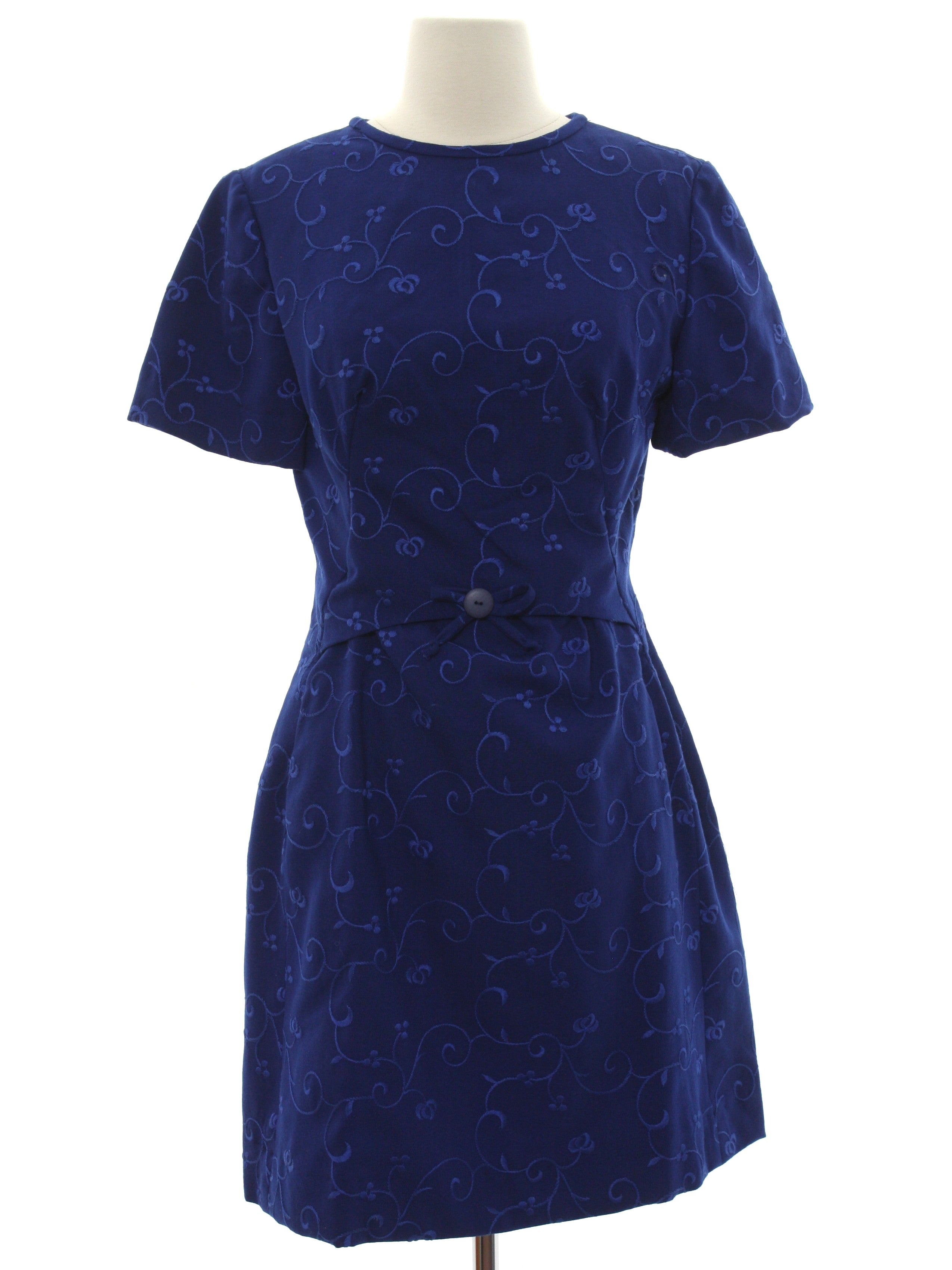 Womens Mod Wool A-Line Dress