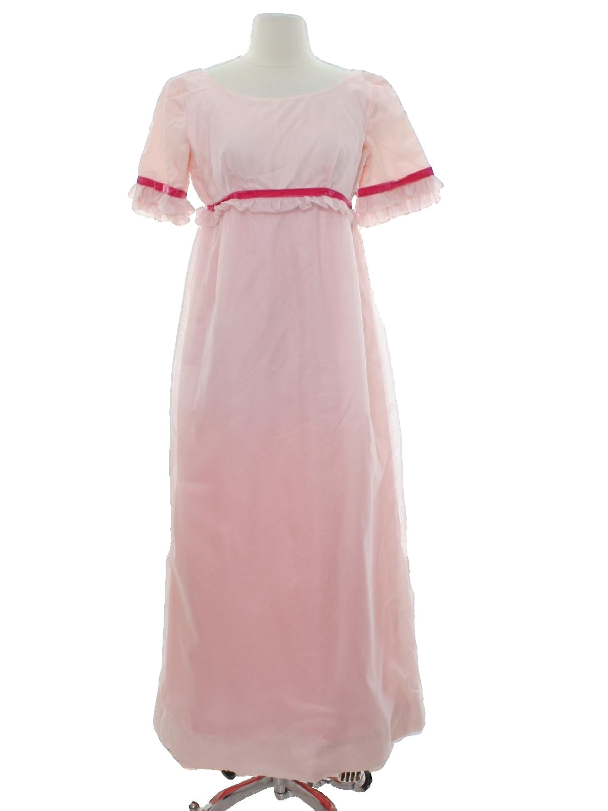 Womens Emma Domb Prairie Inspired Designer Prom or Cocktail Maxi Dress