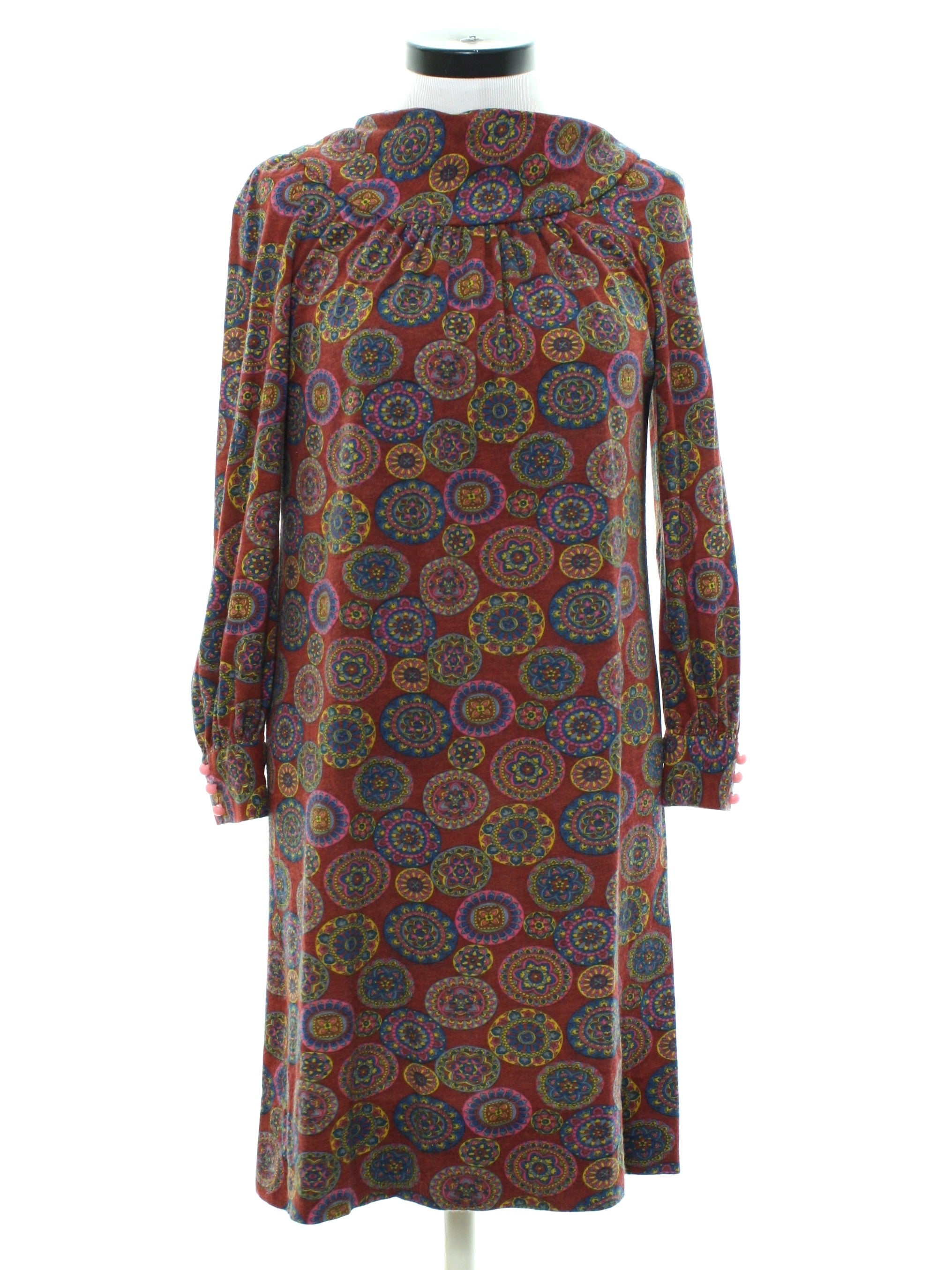 Womens Shift Style Hippie Dress