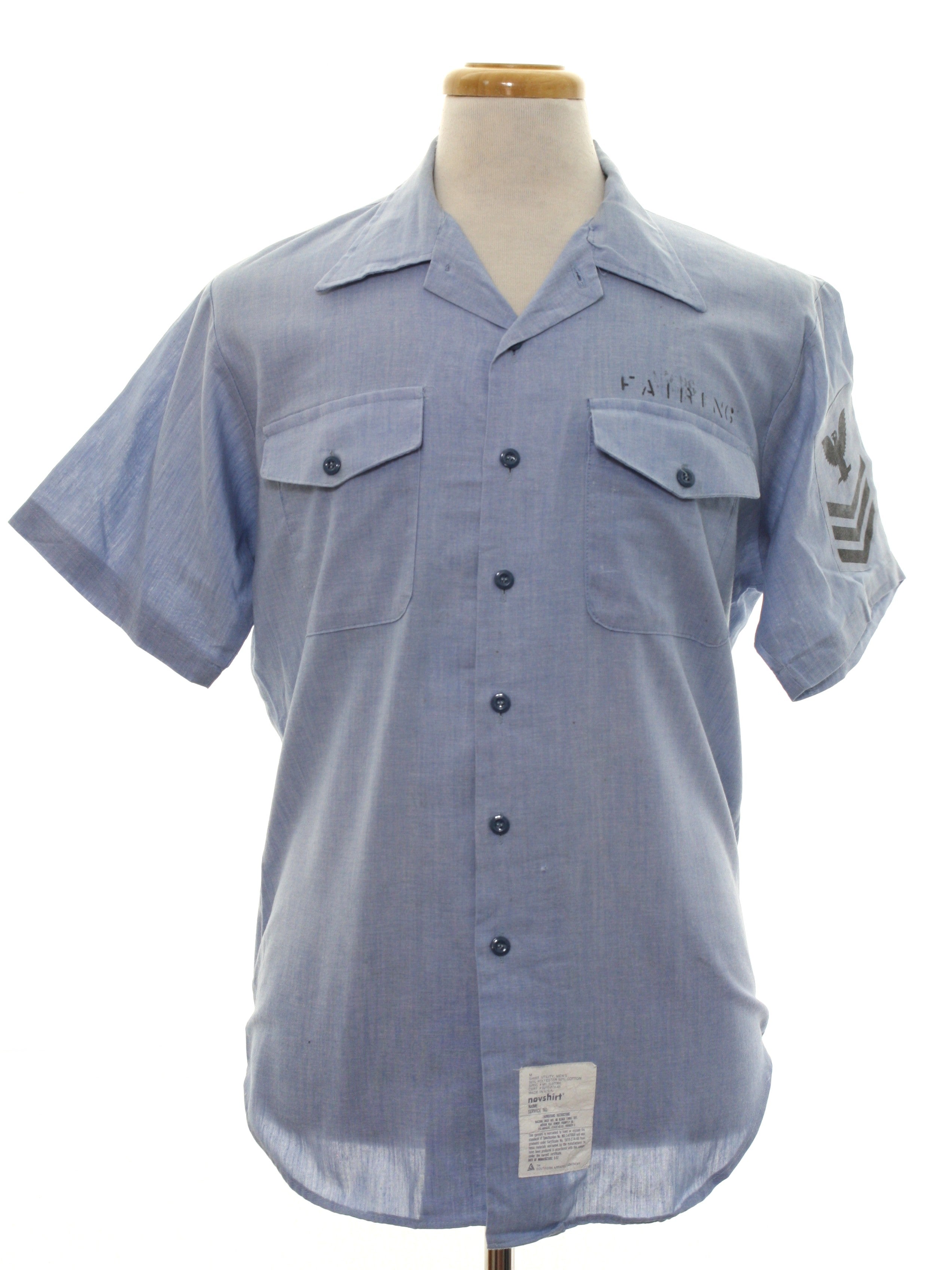 Mens Navy Issued Shirt