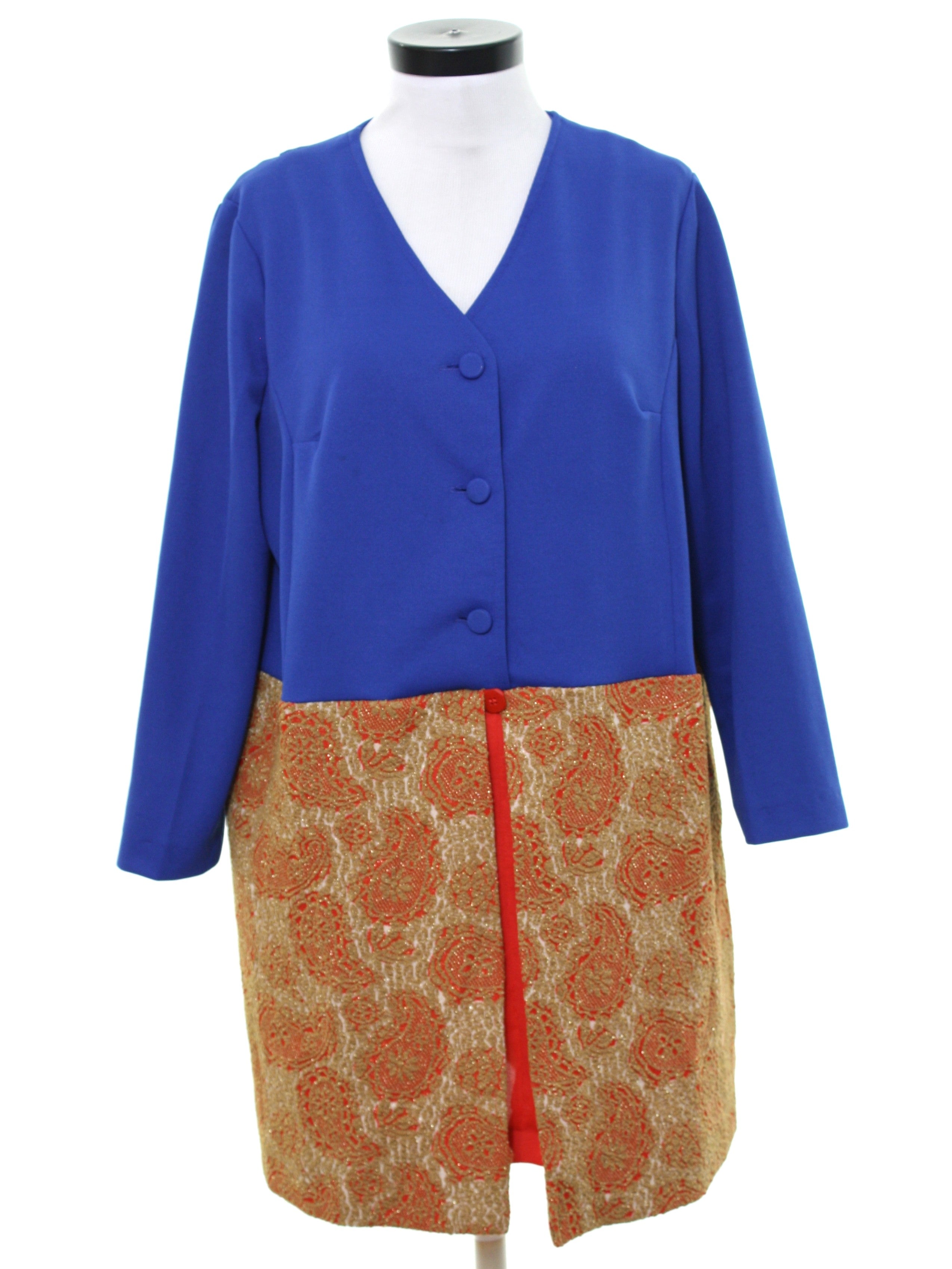 Womens Mod Knit Shift Dress