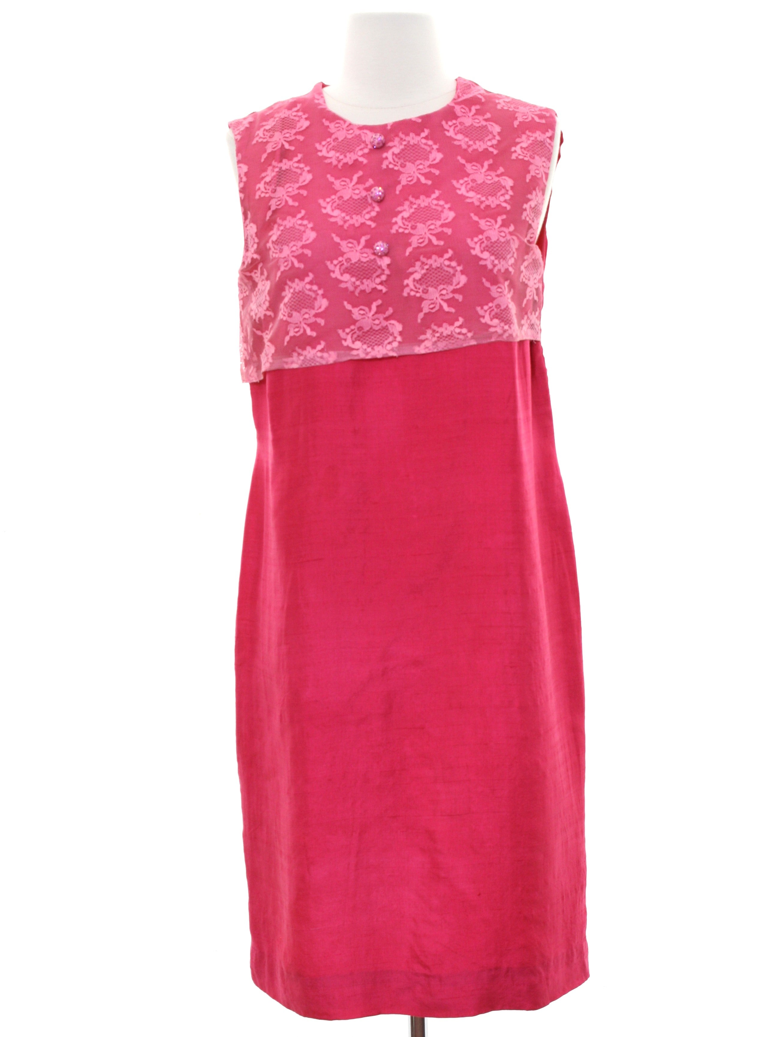 Womens Mod Silk Cocktail Dress