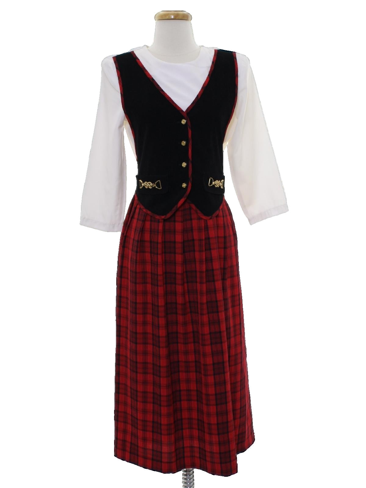 Womens Totally 80s Preppie Dress