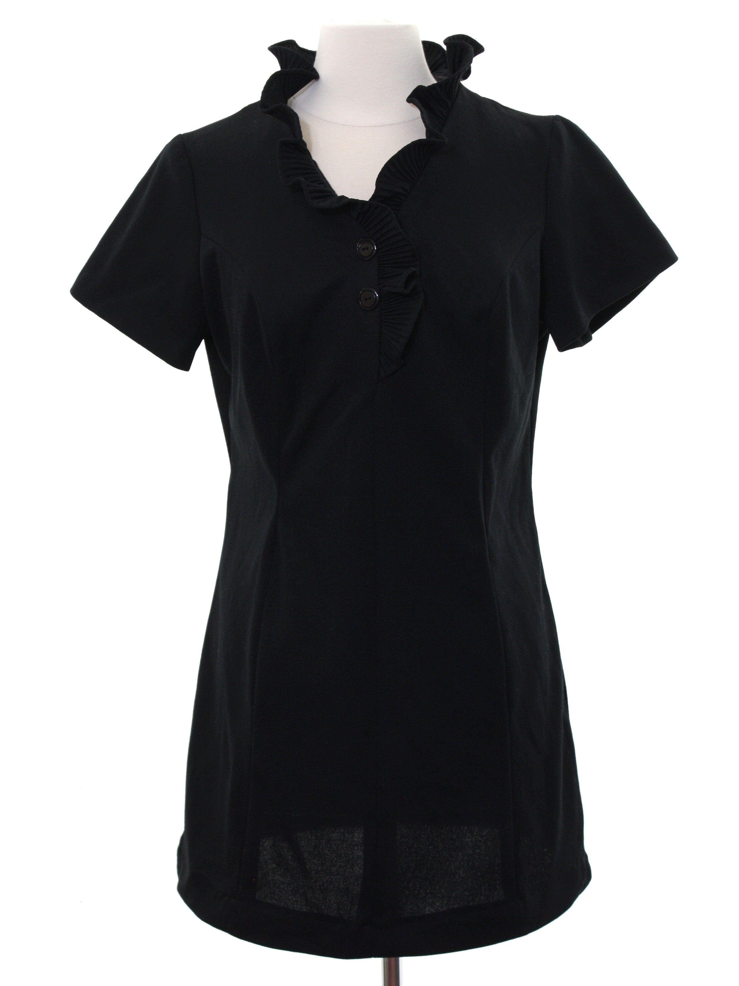 Womens Mod Knit A-Line Tunic or Mini Dress