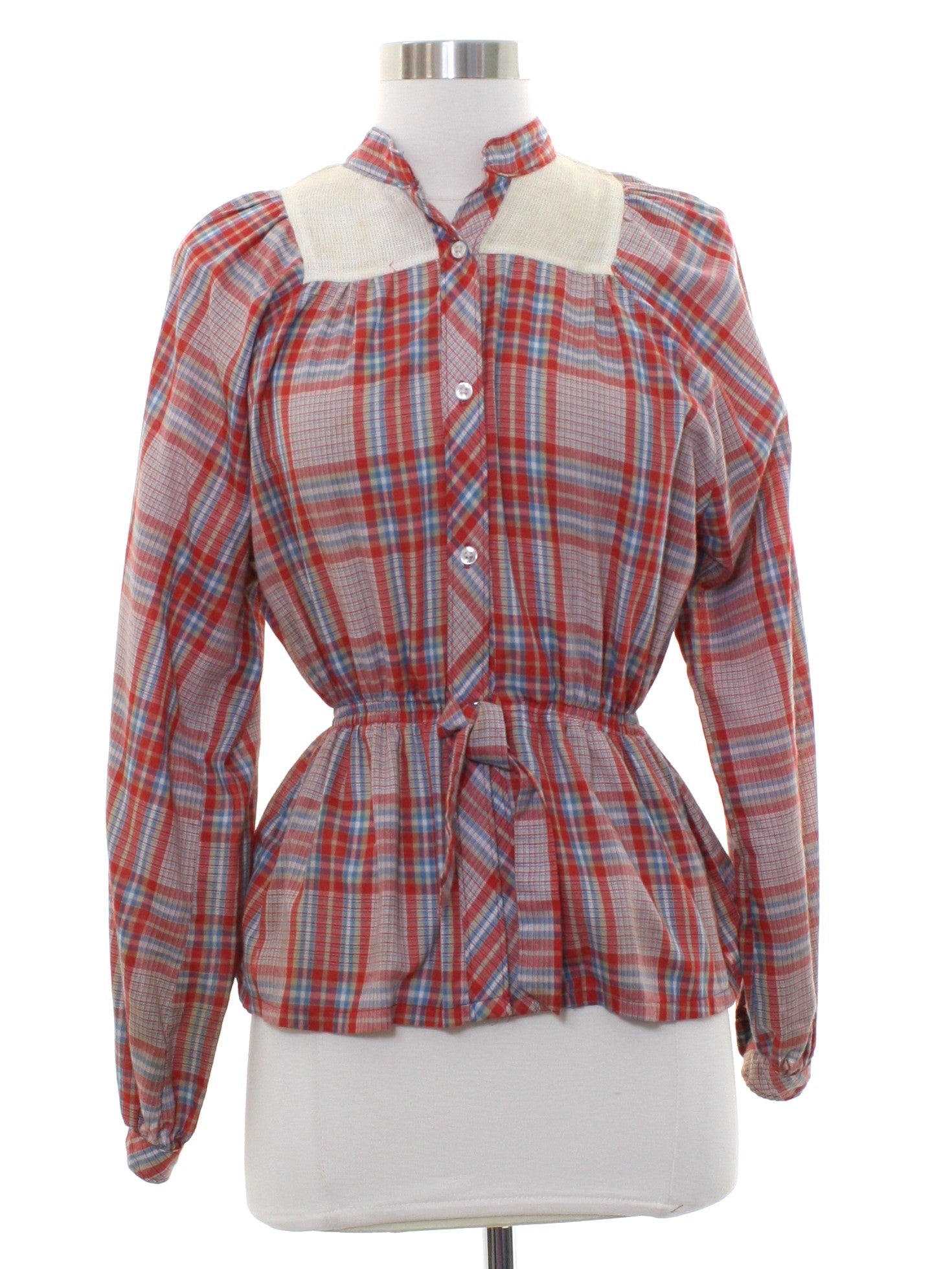 Womens Totally 80s Hippie or Prairie Style Shirt