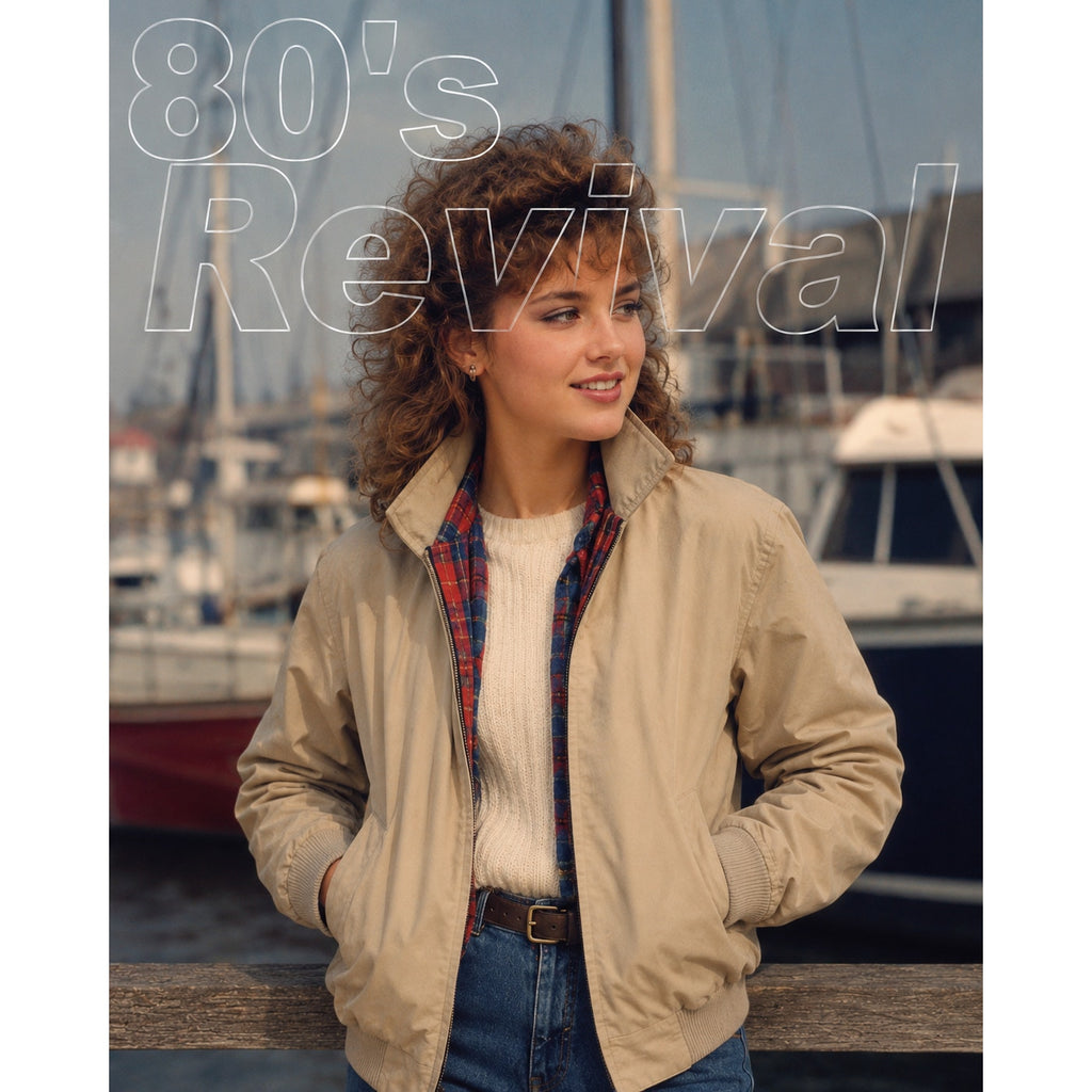 Vintage 90s Lands' End Women's Small Bomber Jacket Tan Plaid Lined Zip Front