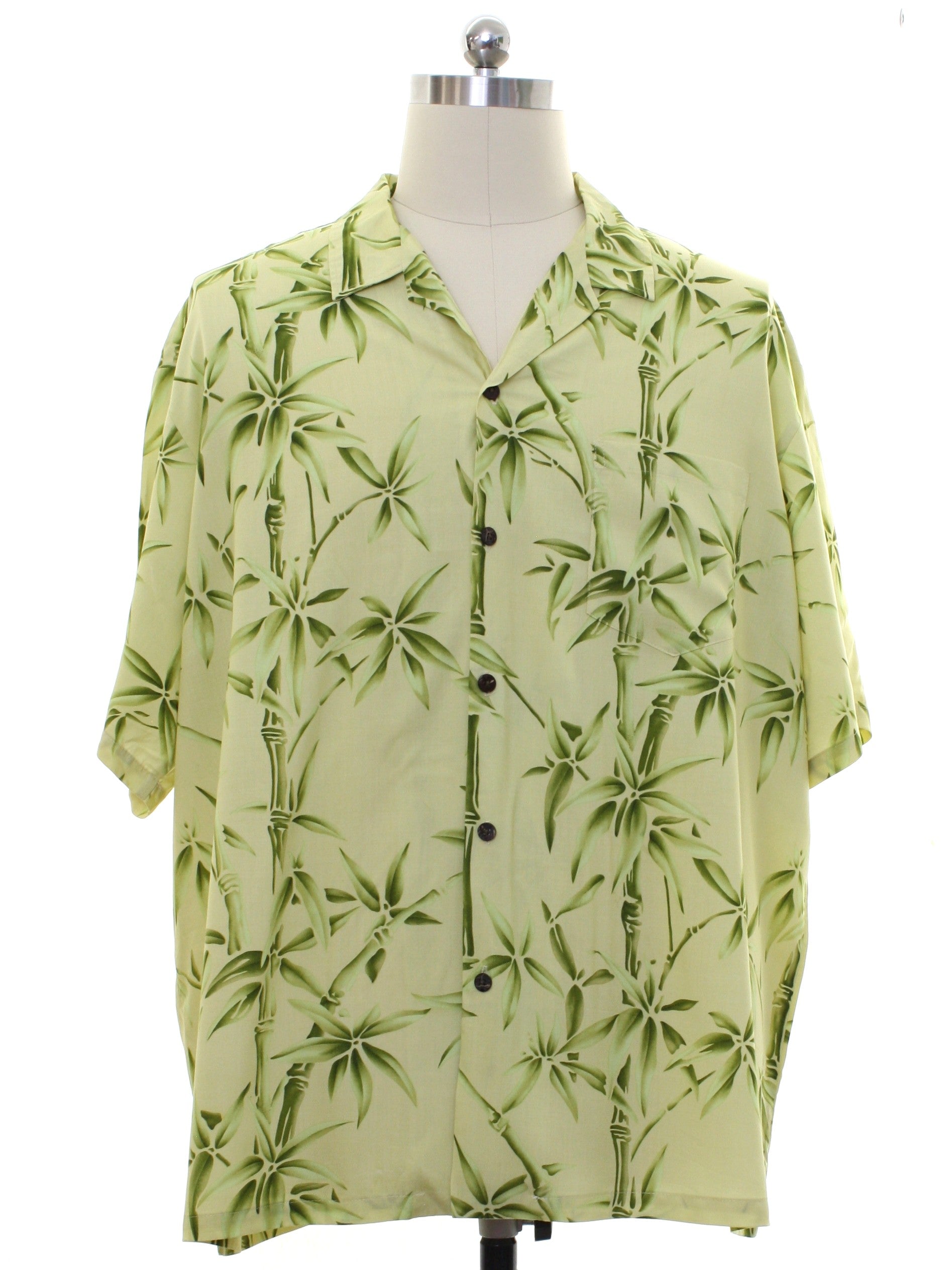 Mens Island Print Sport Shirt