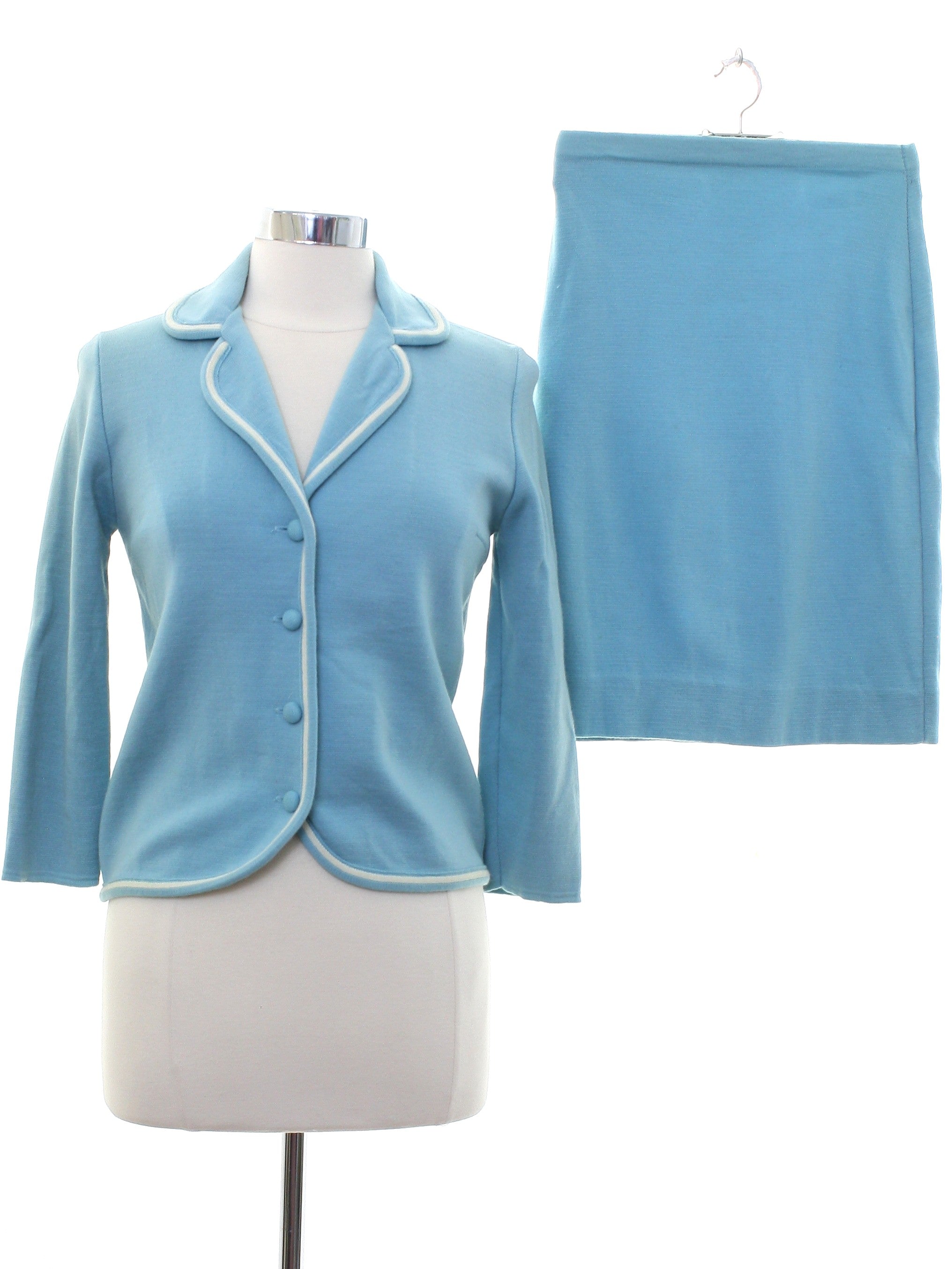 Womens Fab Fifties Wool Knit Suit