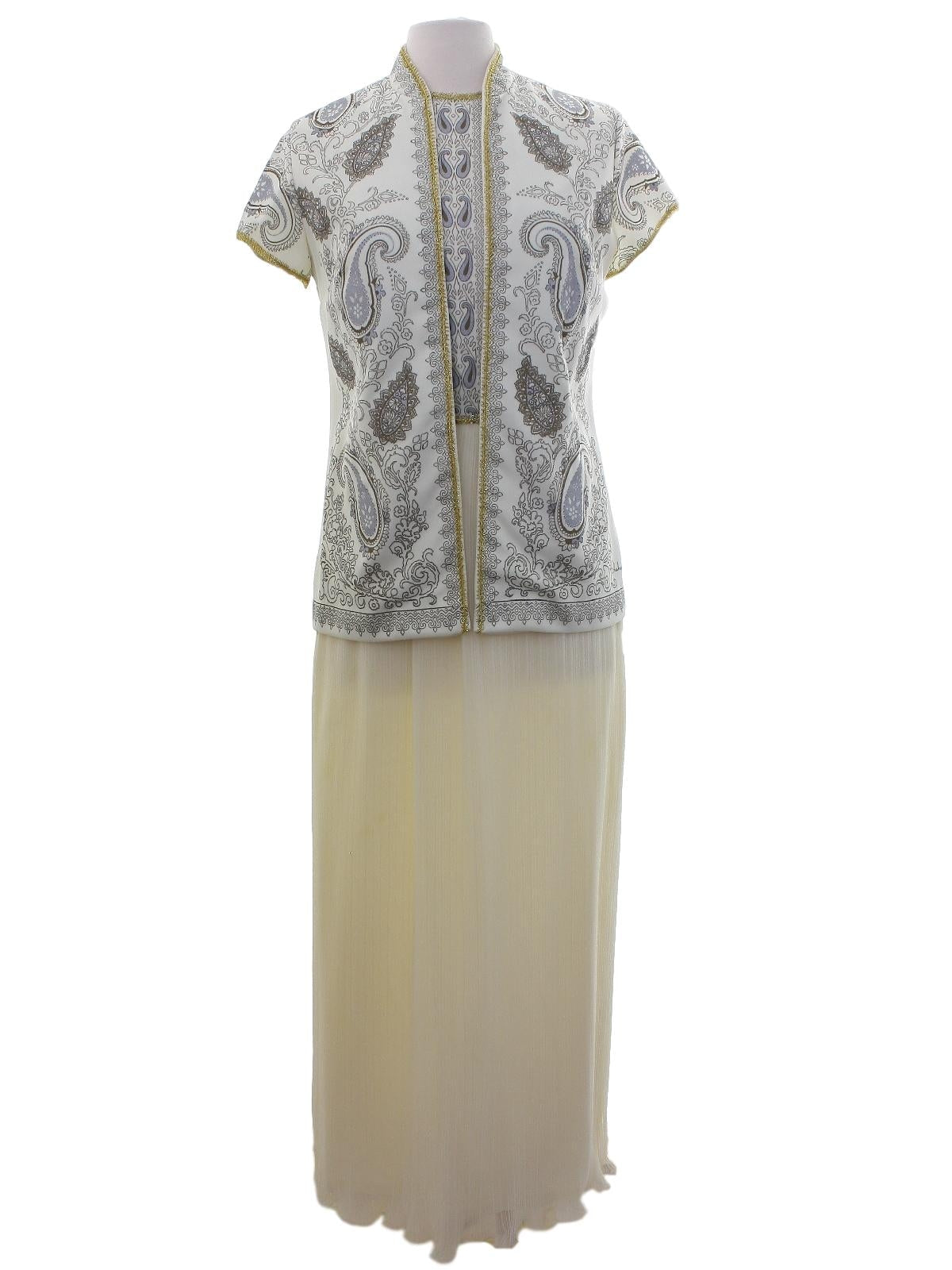 Womens Alfred Shaheen Designer Knit Dress