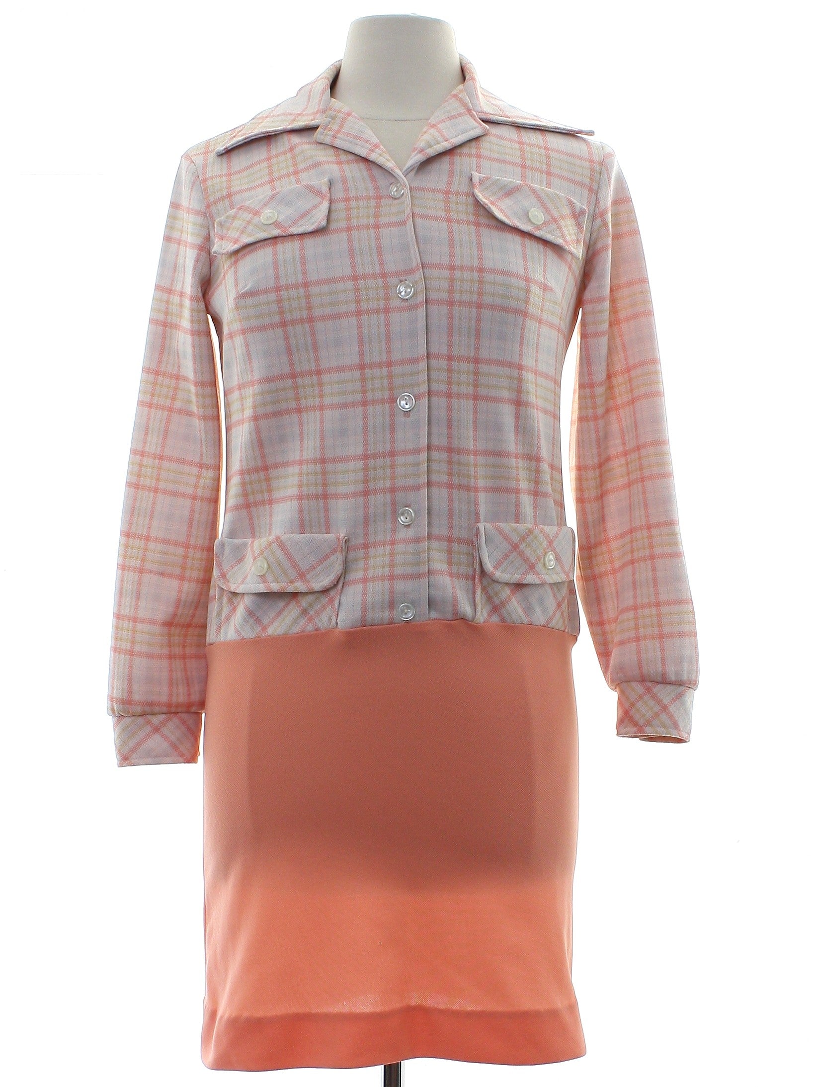 Womens Mod Knit Shift Dress