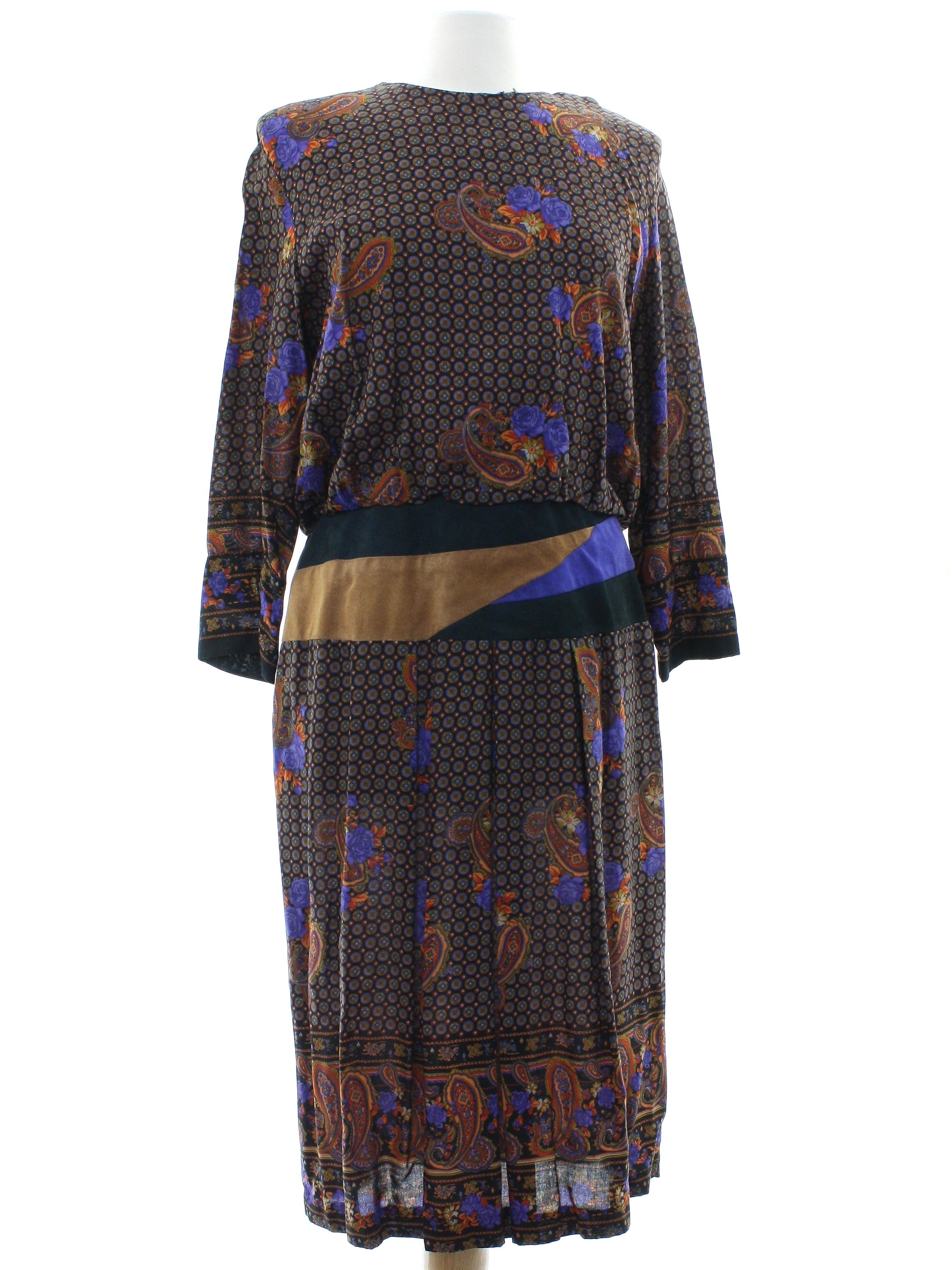 Womens Totally 80s Rayon Dress