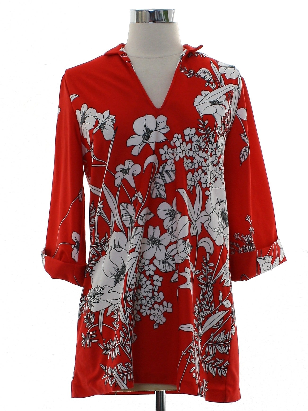 Womens A-Line Knit Tunic Shirt