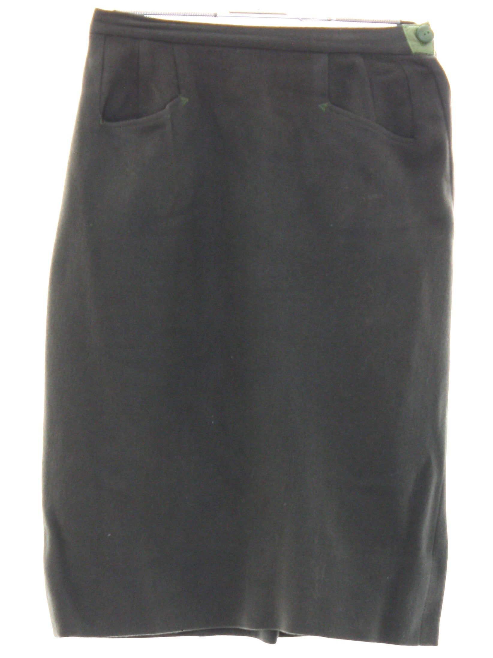 Womens Blended Wool Skirt