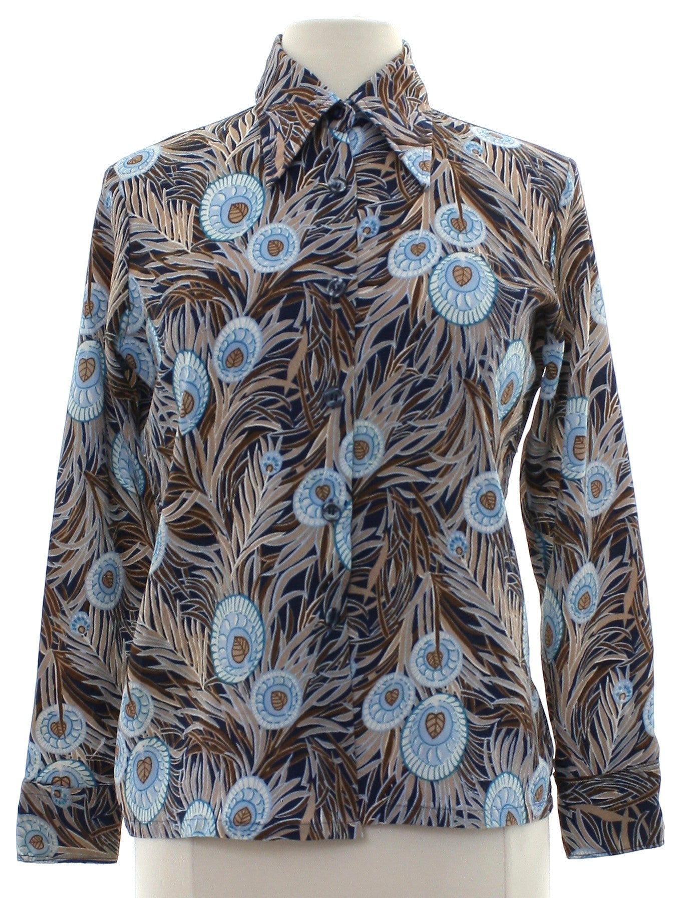Womens Print Disco Style Shirt