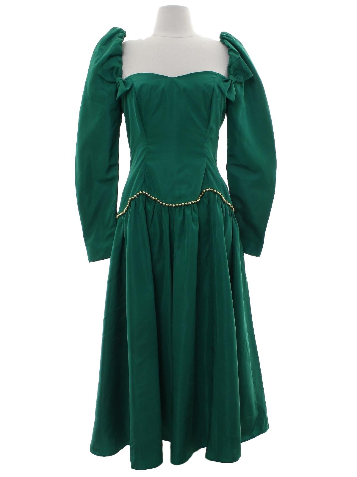 Womens Totally 80s Maxi Prom Dress
