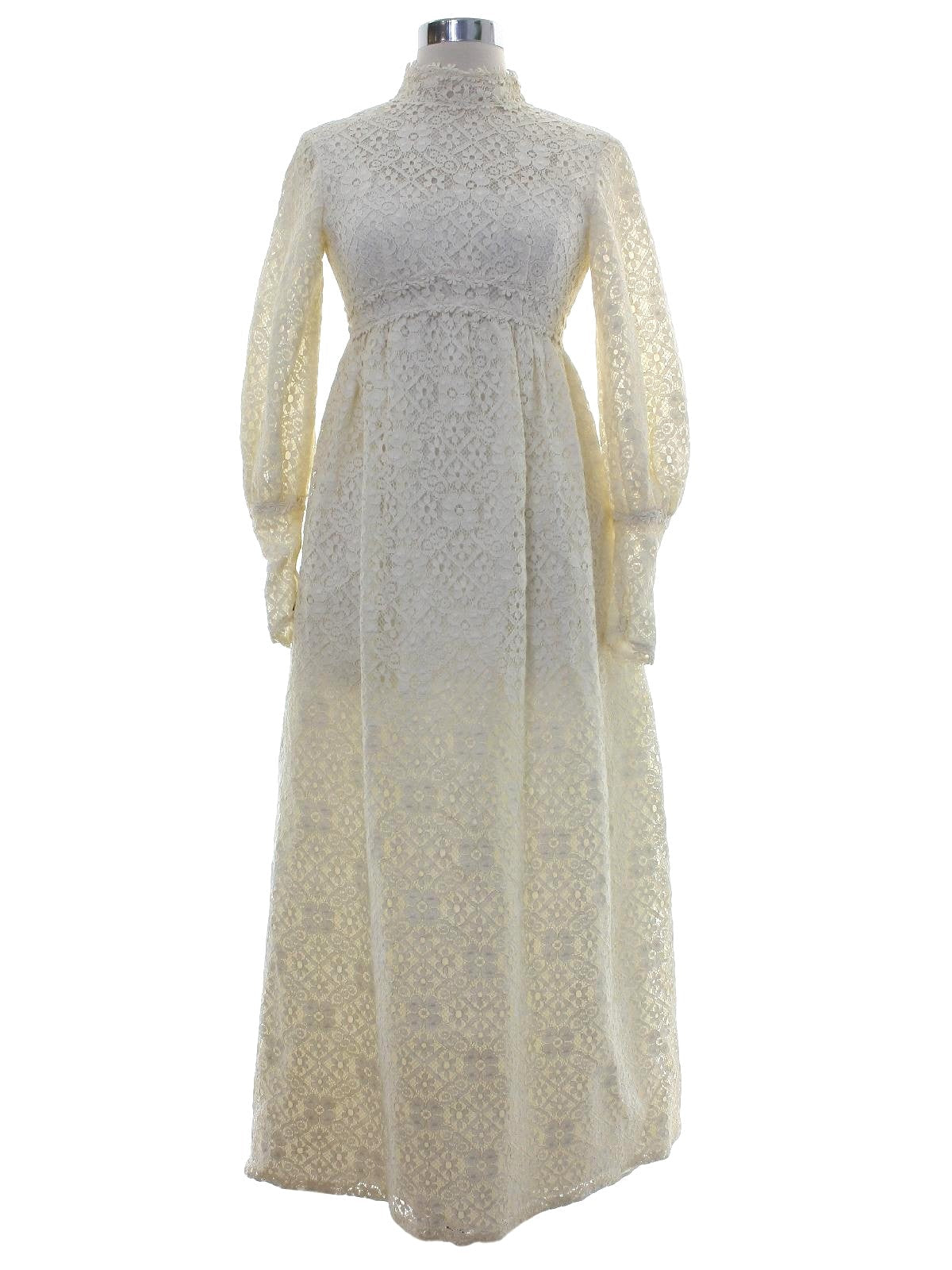 Womens Prairie Style Wedding Dress