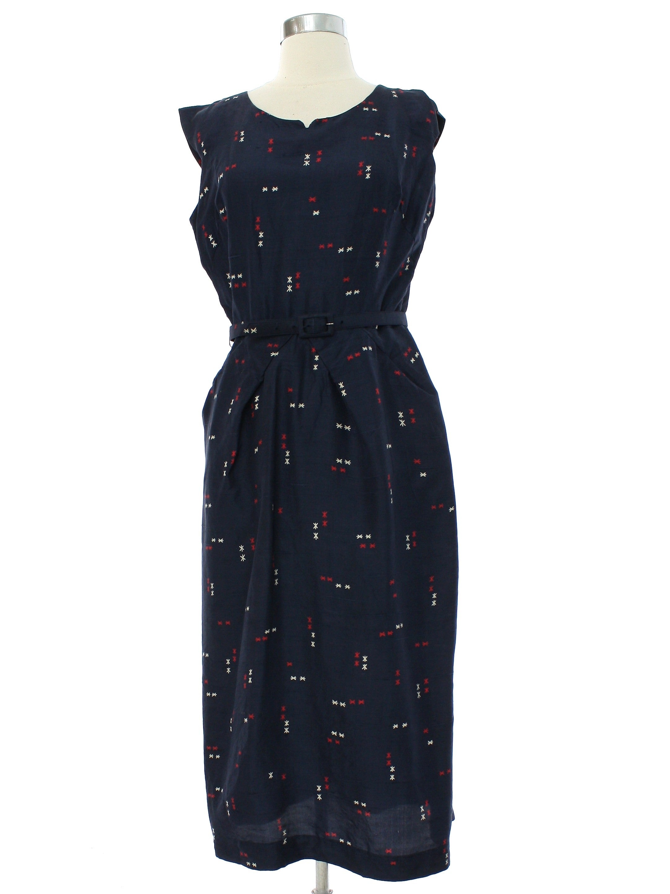 Womens Silk Day Dress
