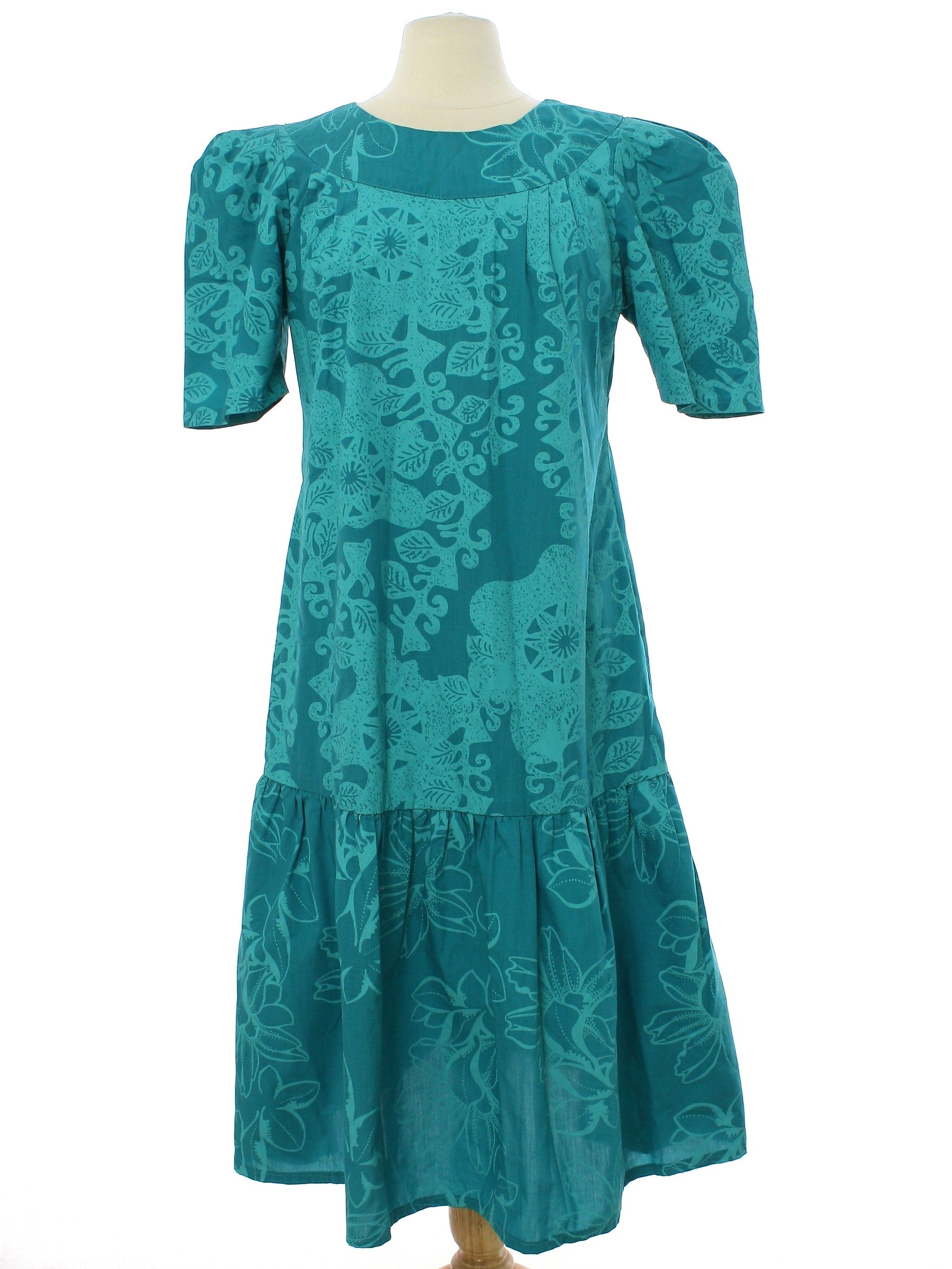 Womens Totally 80s Hawaiian Dress