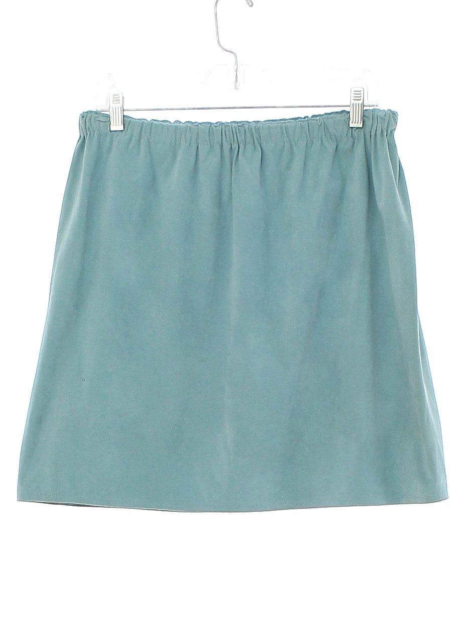 Womens UltraSuede Mini Skirt