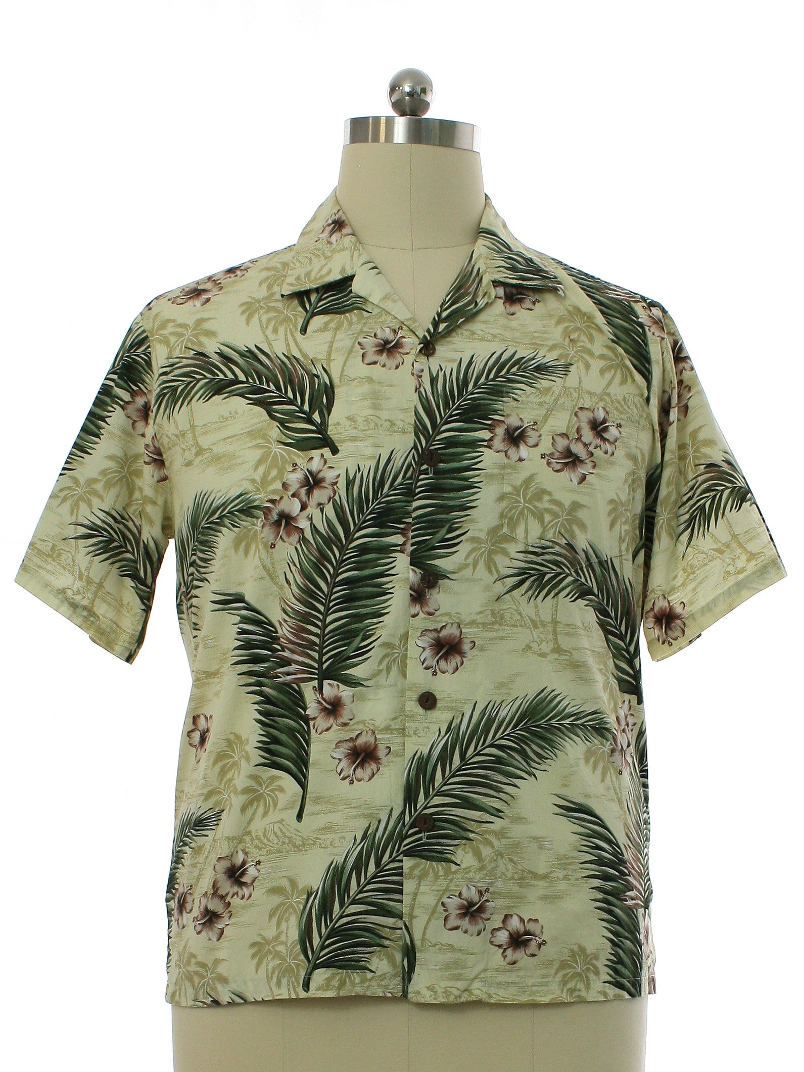 Mens Cotton Hawaiian Shirt