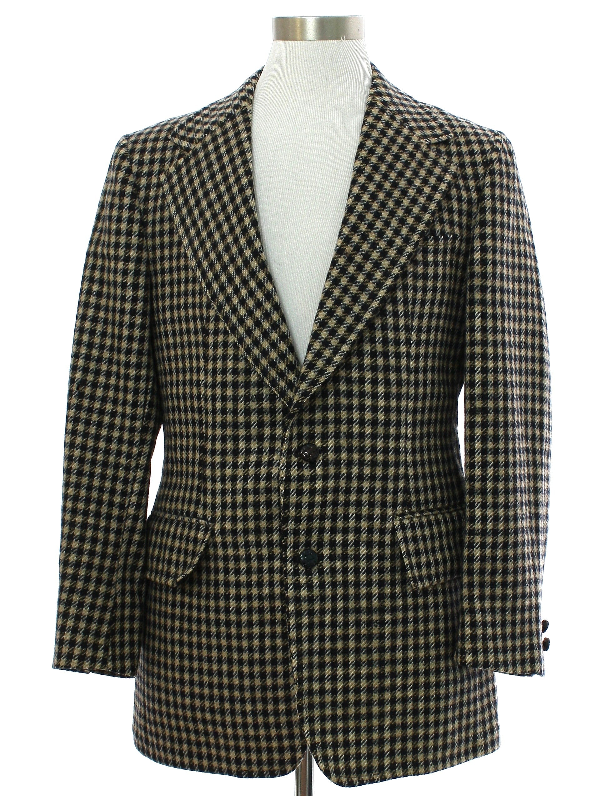 Mens Wool Blazer Style Sport Coat Jacket