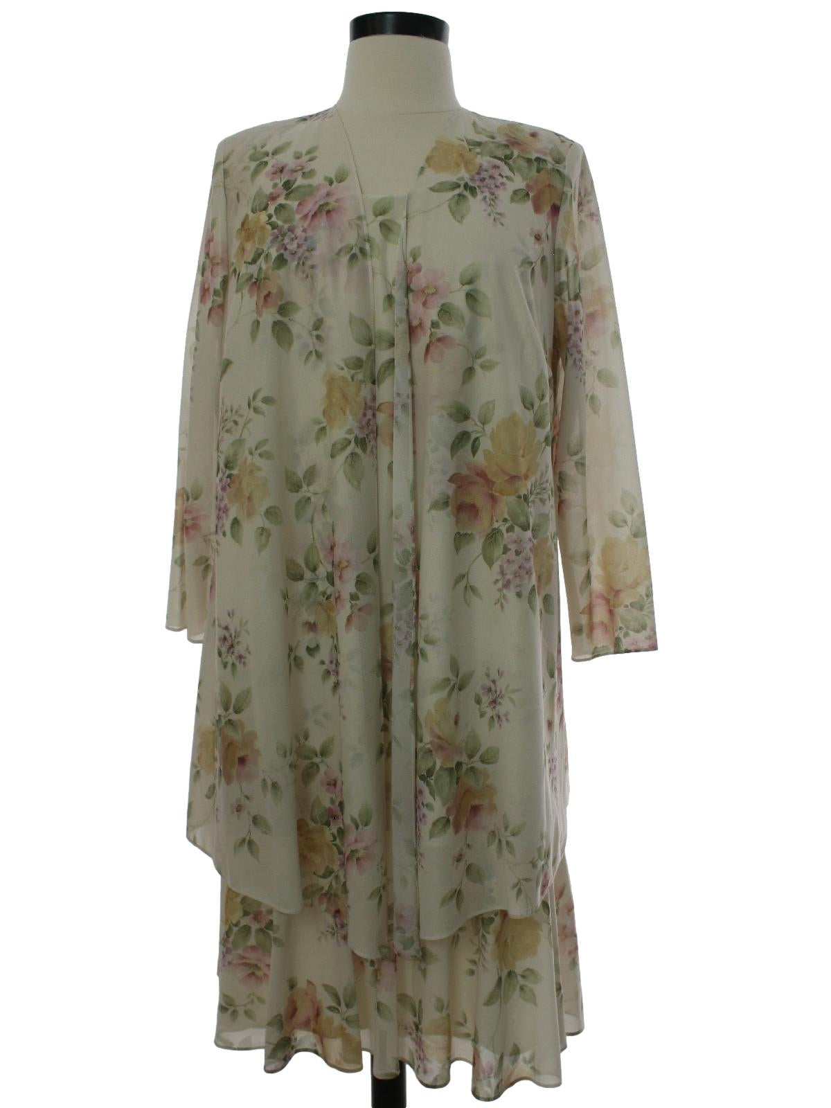 Womens Totally 80s Two Piece Dress