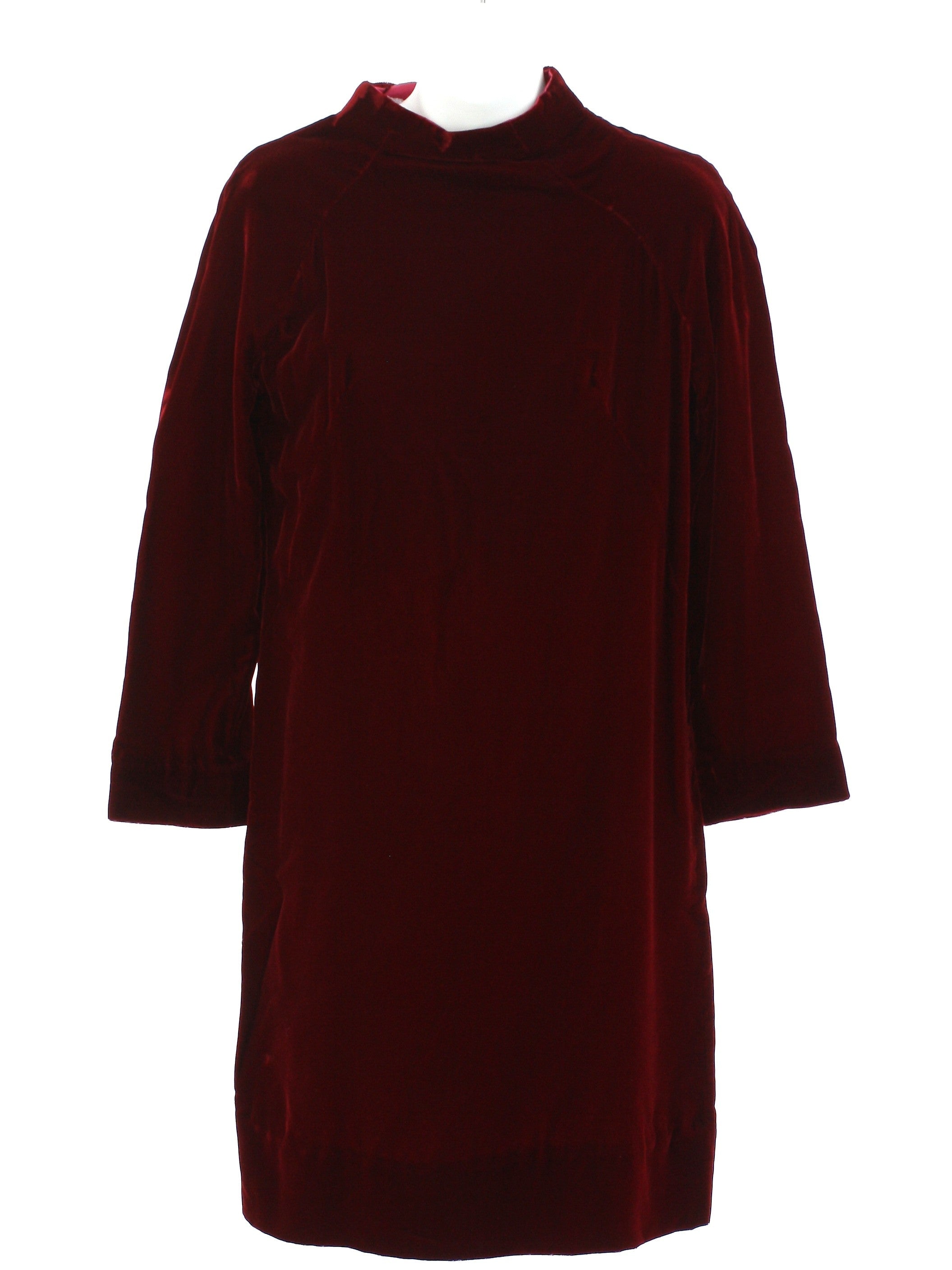 Womens Velvet Cocktail Dress