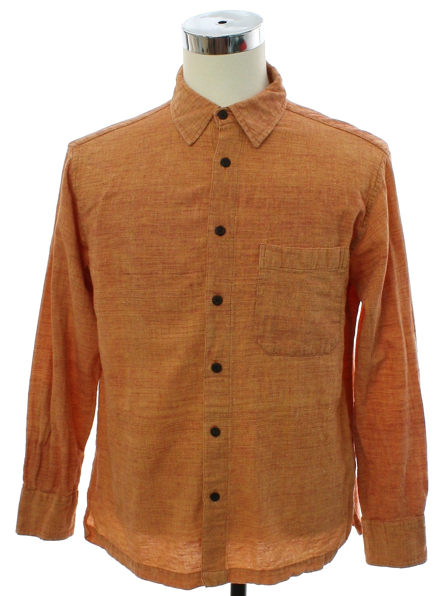 Mens Textured Cotton Shirt