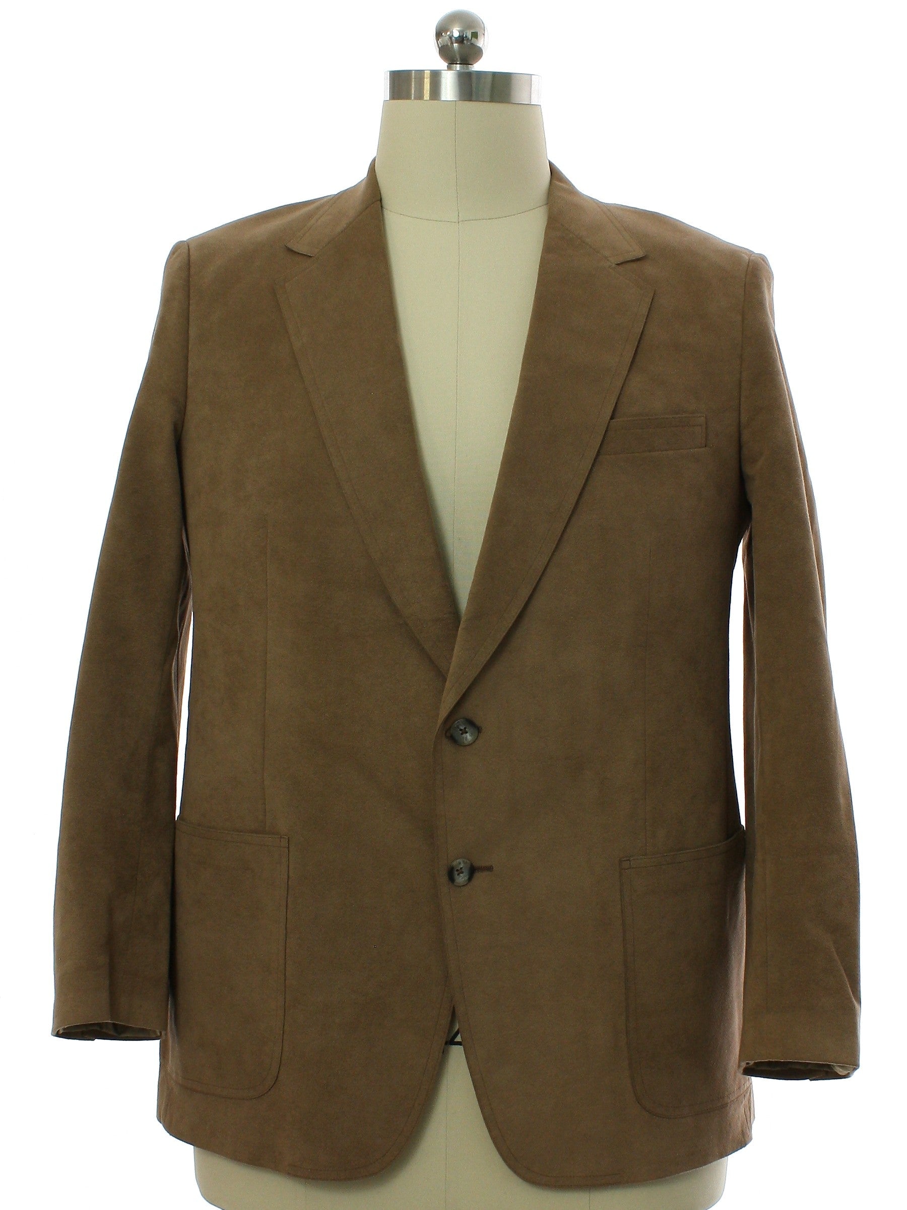 Mens Ultrasuede Blazer Style Sport Coat Jacket