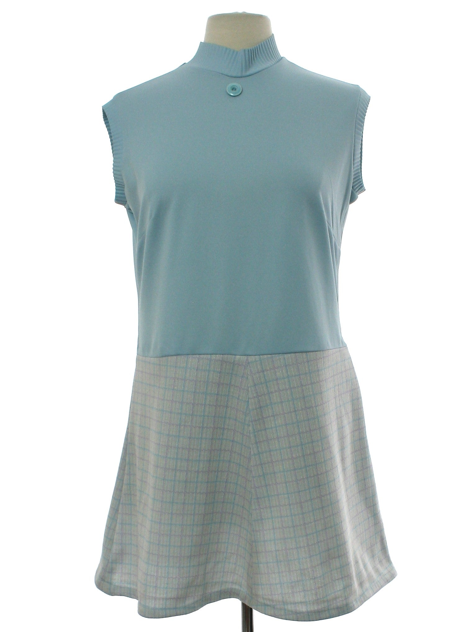 Womens A-Line Mod Knit Dress