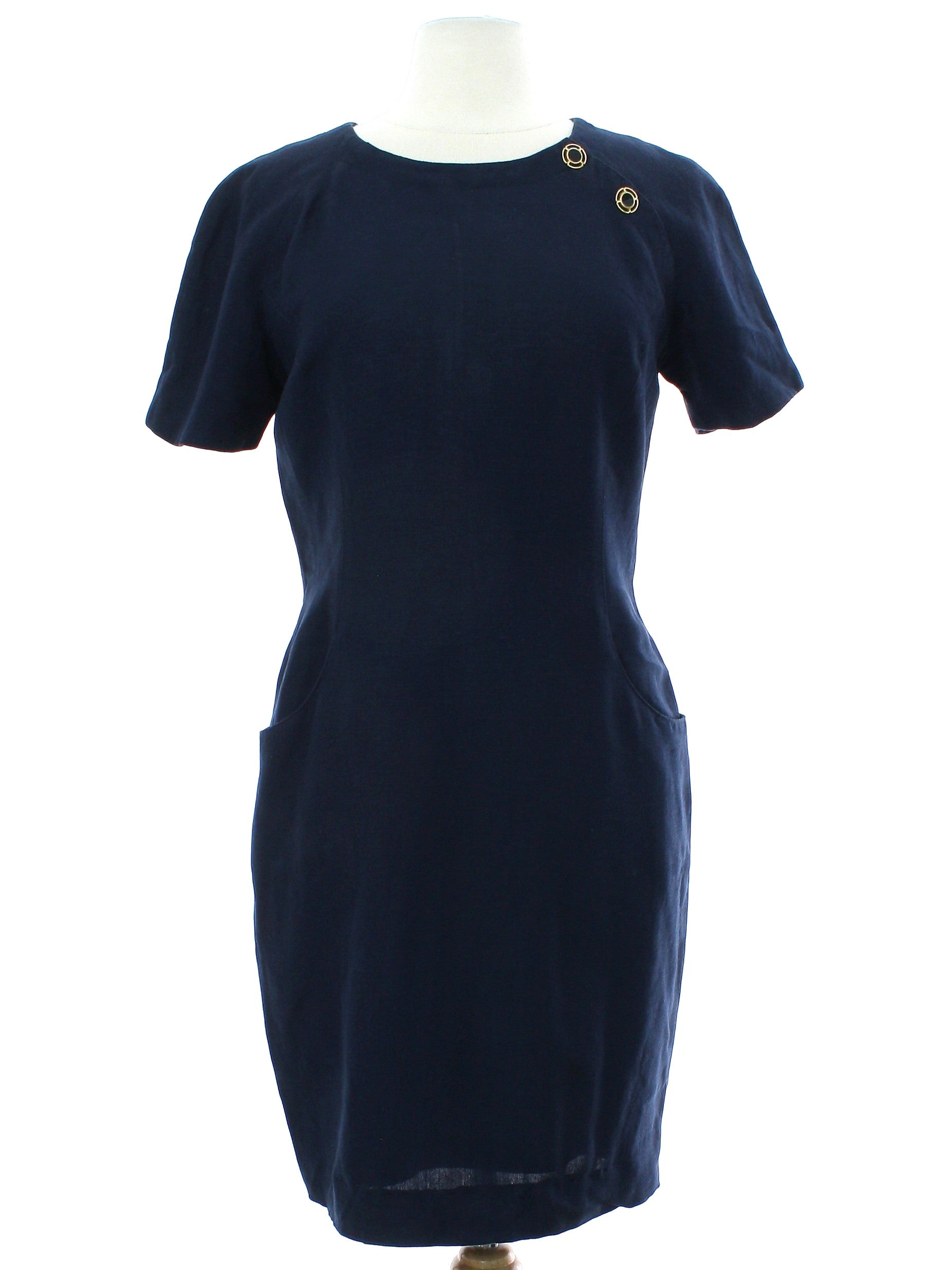 Womens Linen Blend Dress