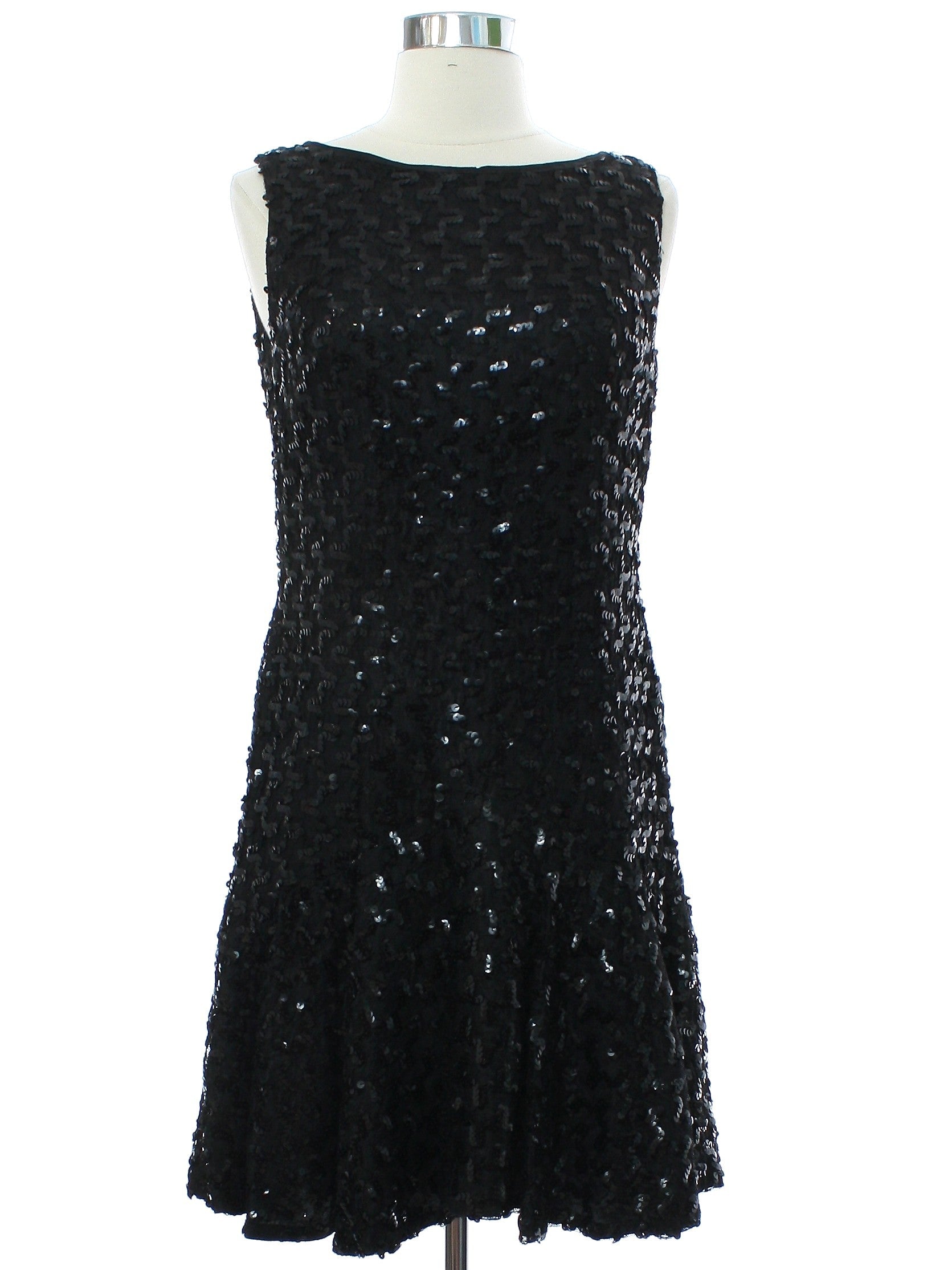Womens Sequined Mini Cocktail or Prom Dress