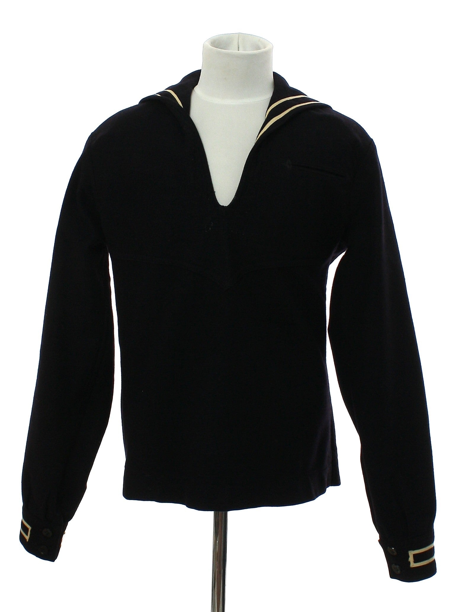 Mens US Navy Sailor Collar Shirt