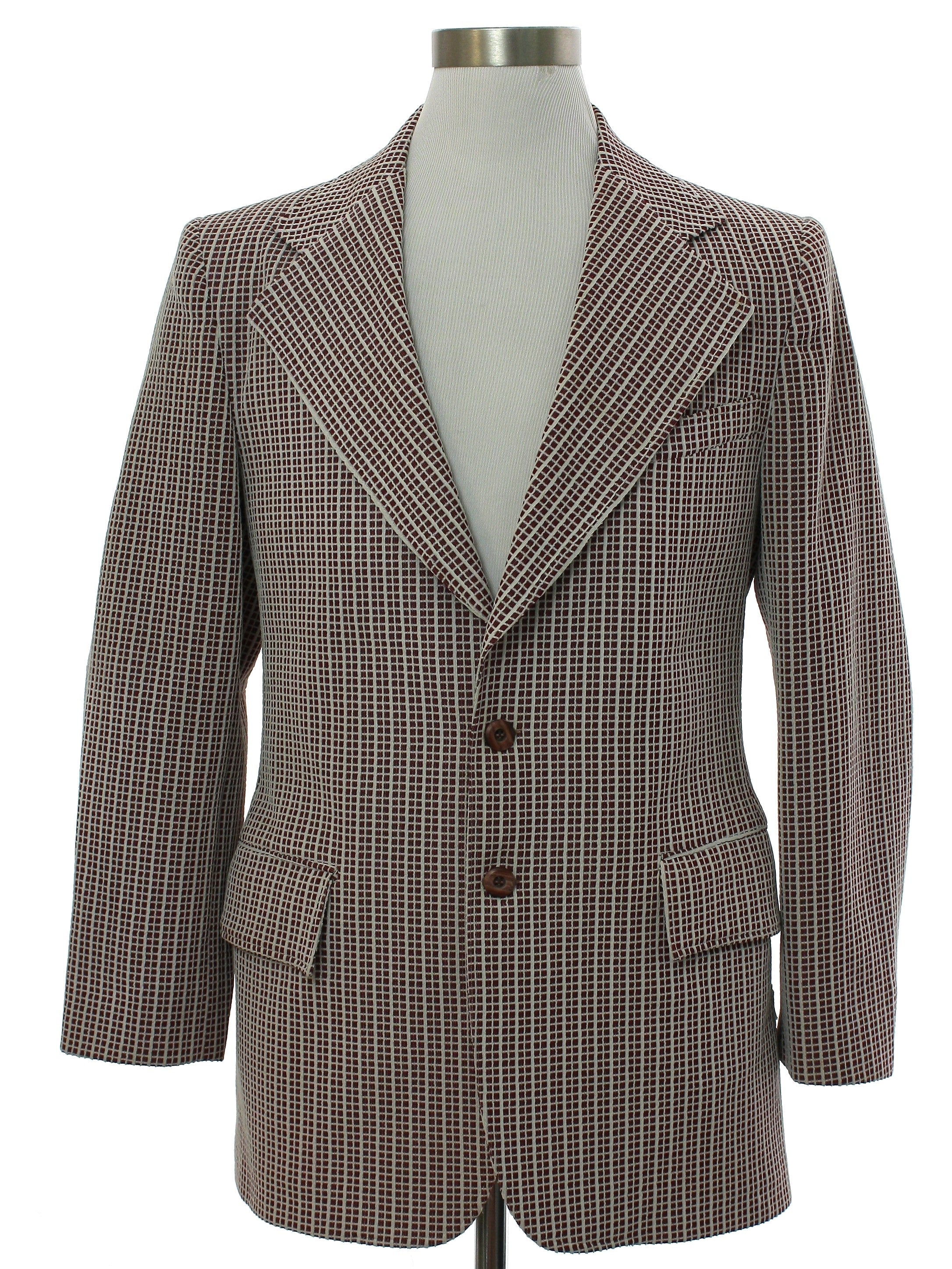 Mens Disco Blazer Style Sport Coat Jacket