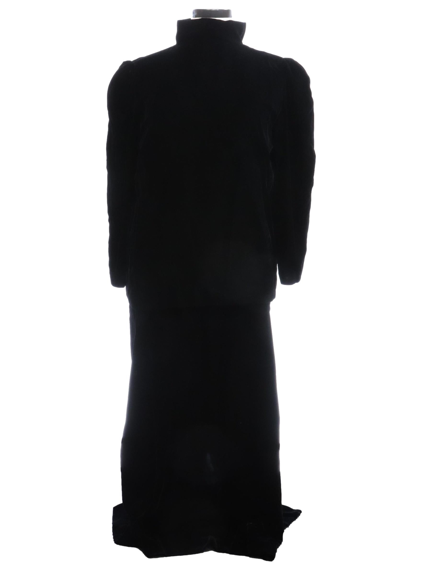 Womens Black Velvet Cocktail Maxi Dress