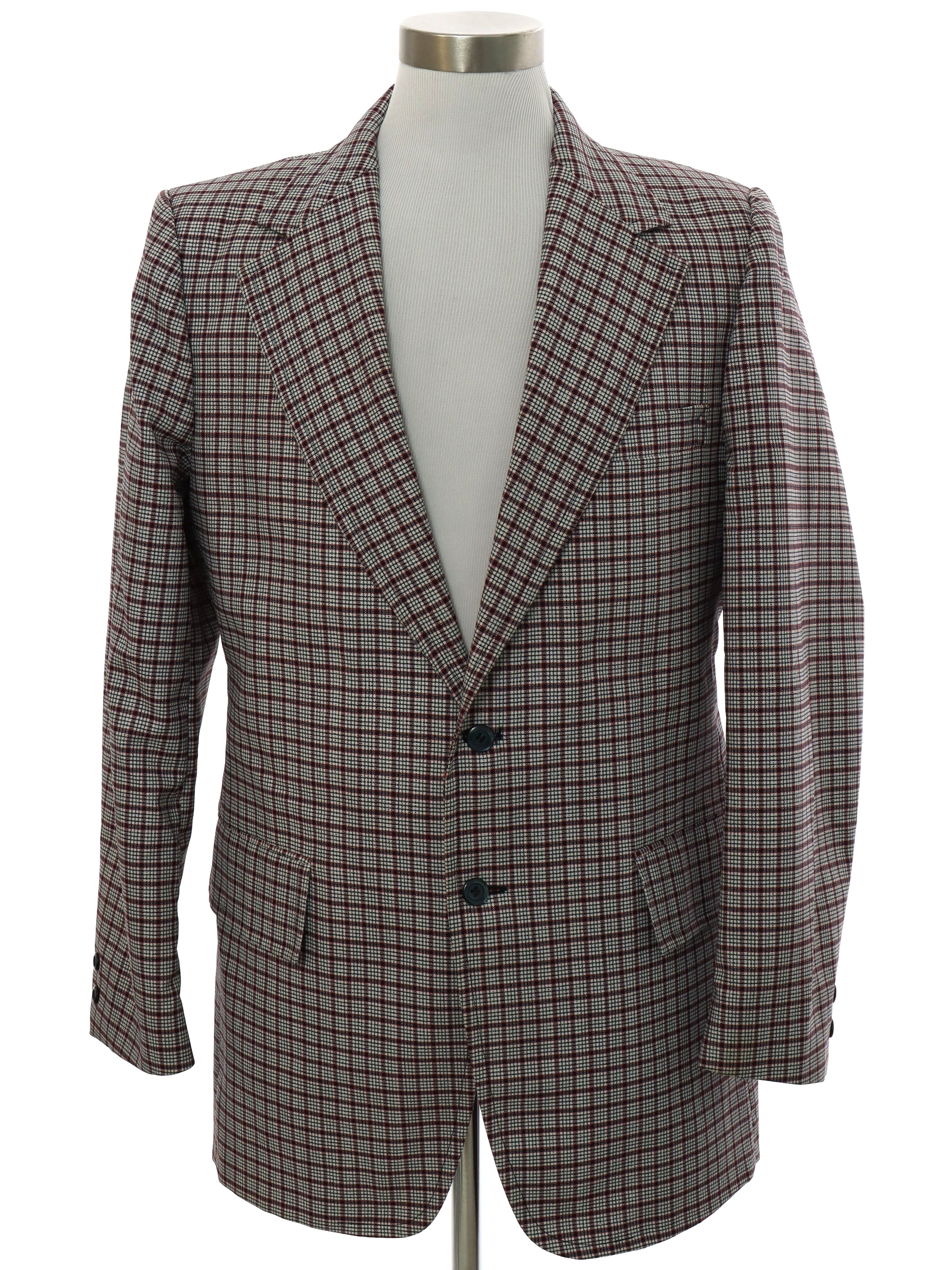 Mens Disco Blazer Style Sport Coat Jacket